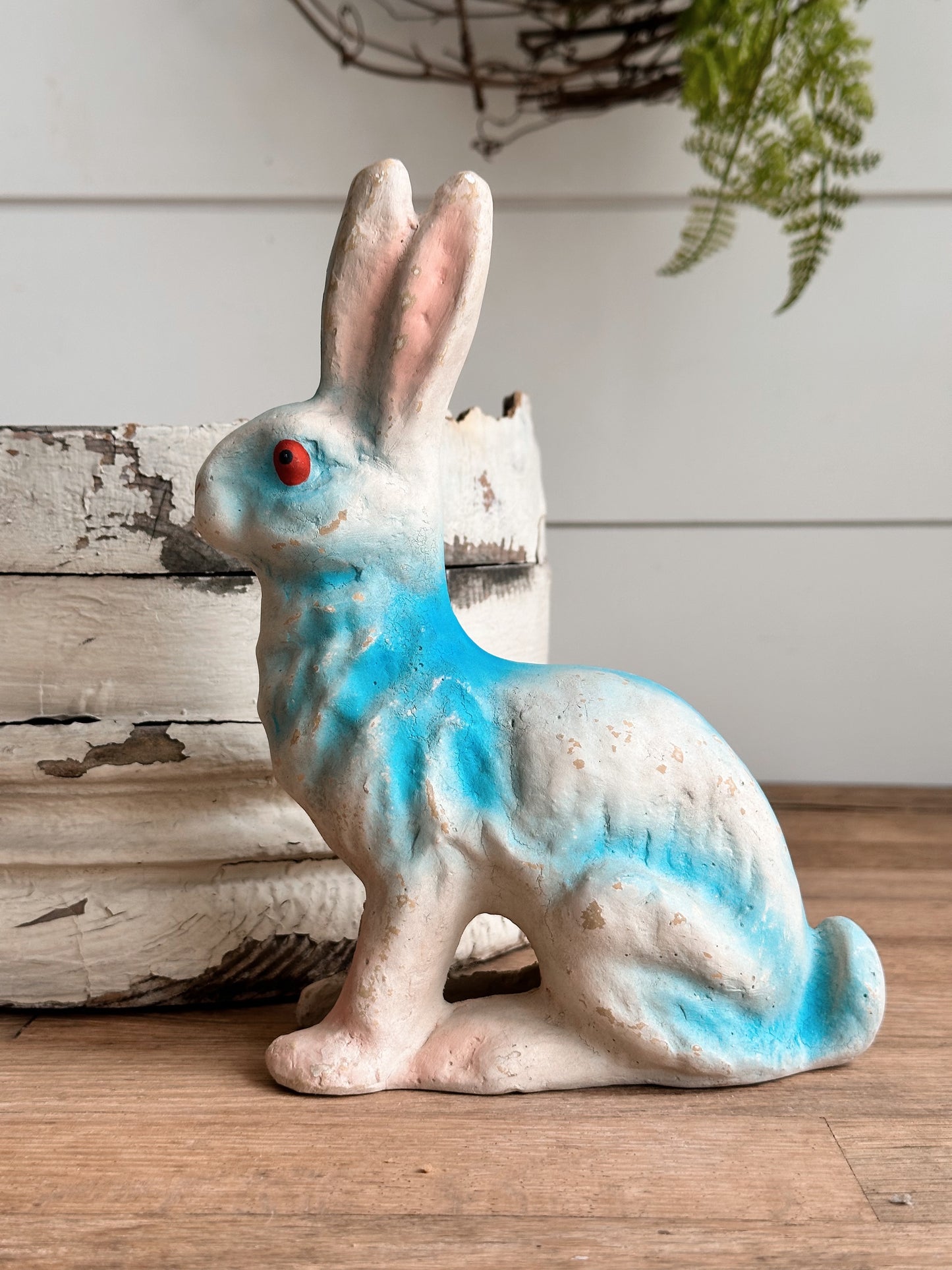 Vintage Paper Mache Bunny