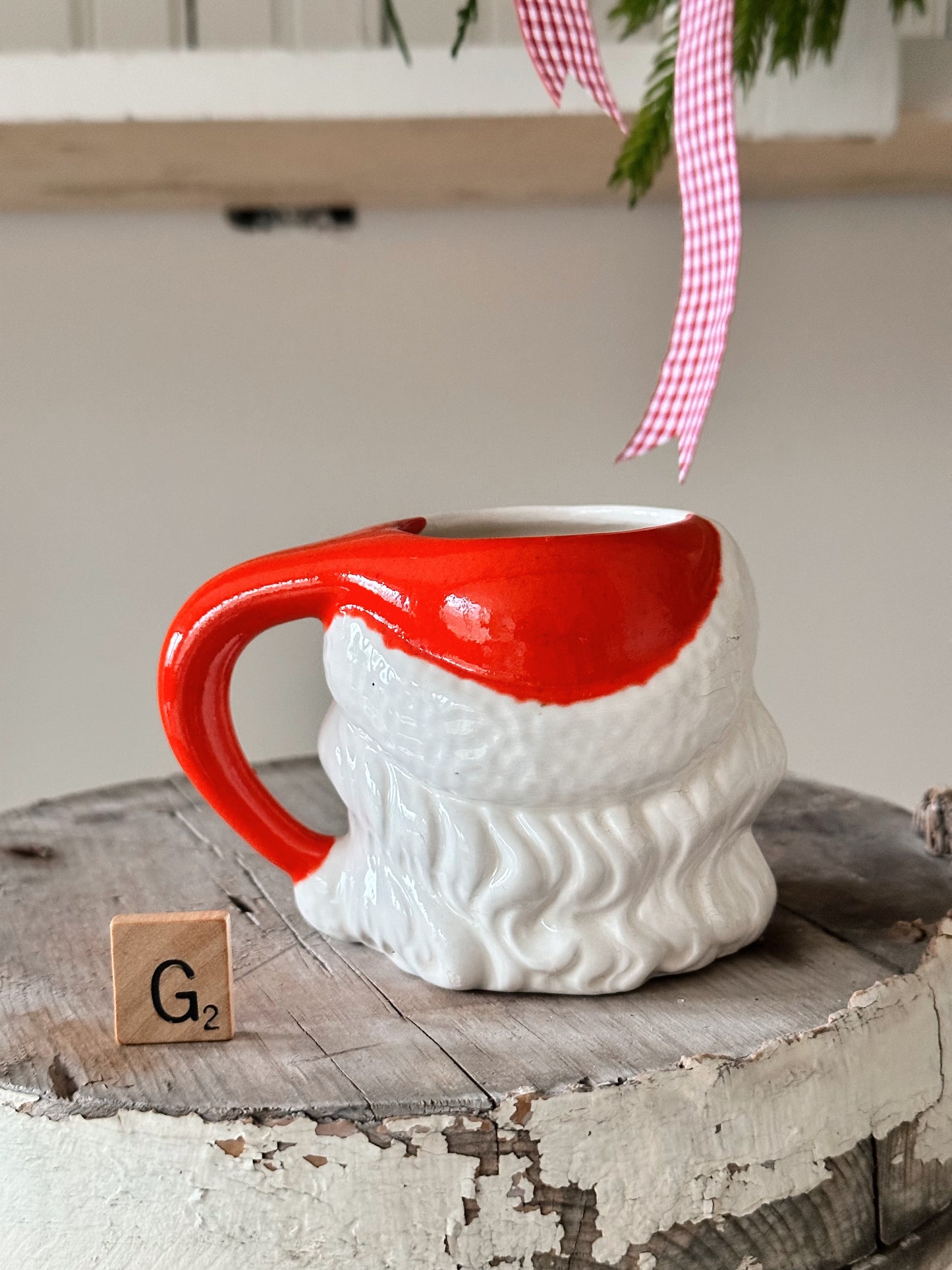 Vintage Santa Mug