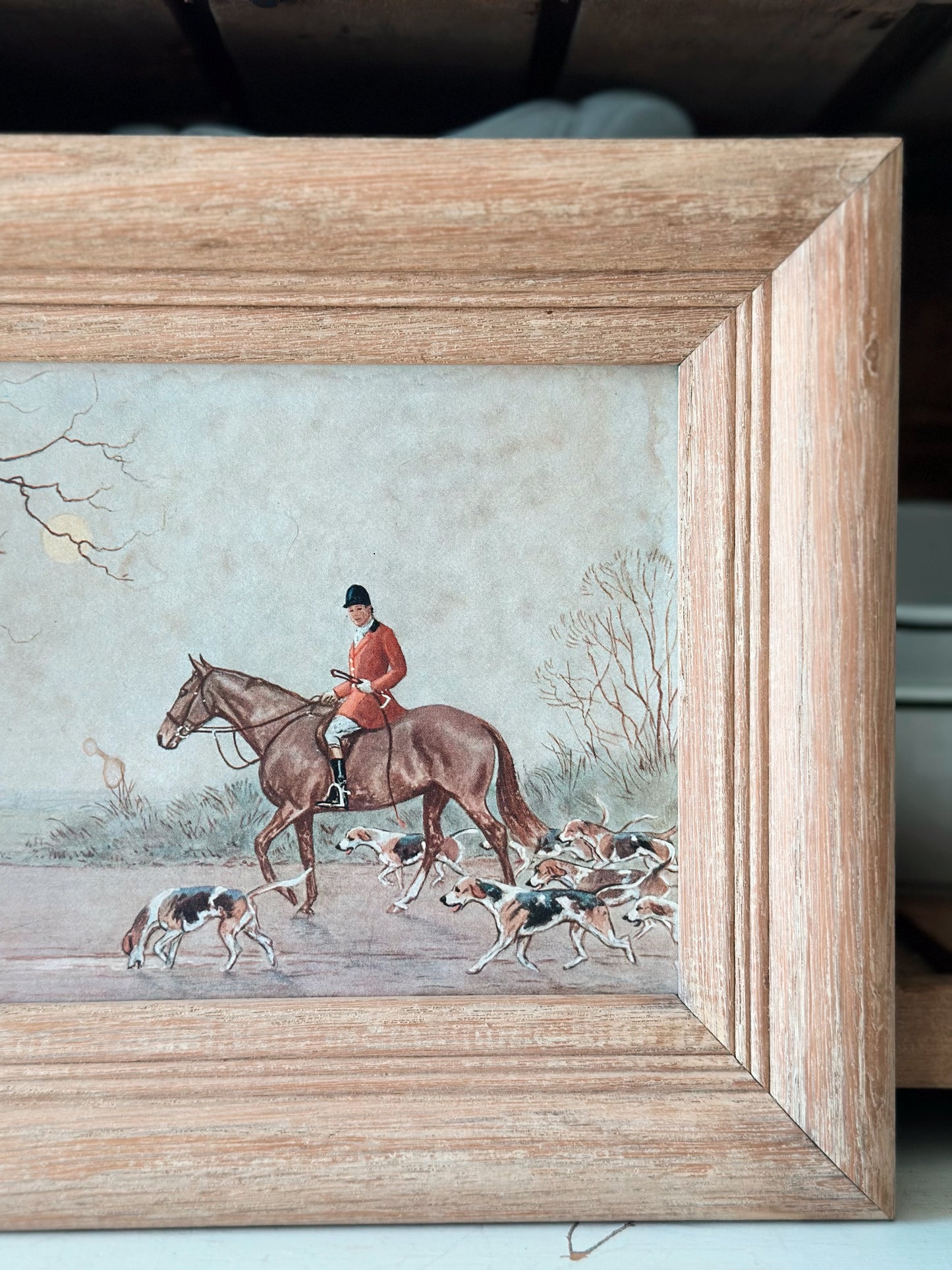 Vintage Fox Hunt Print