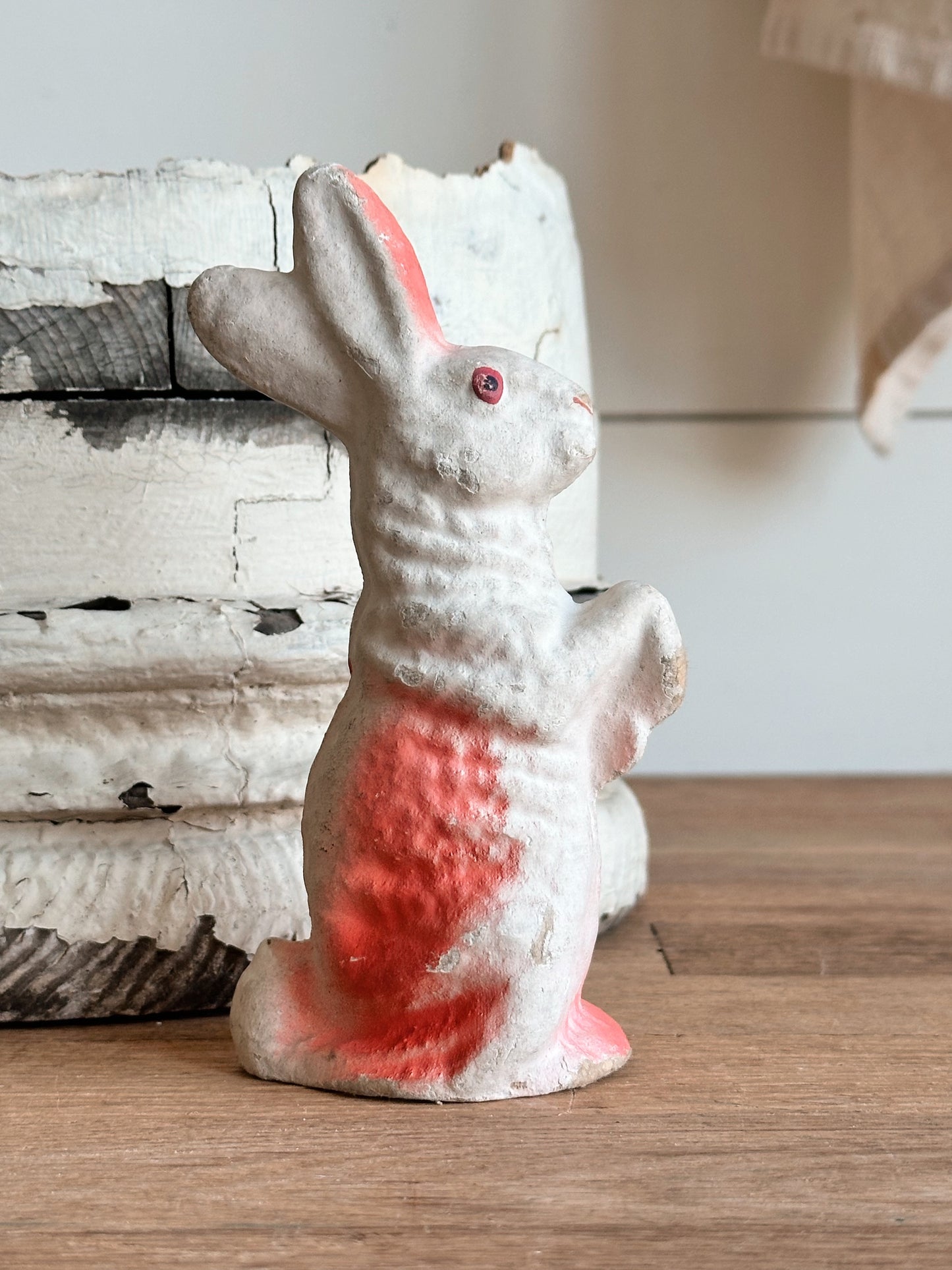Vintage Paper Mache Bunny