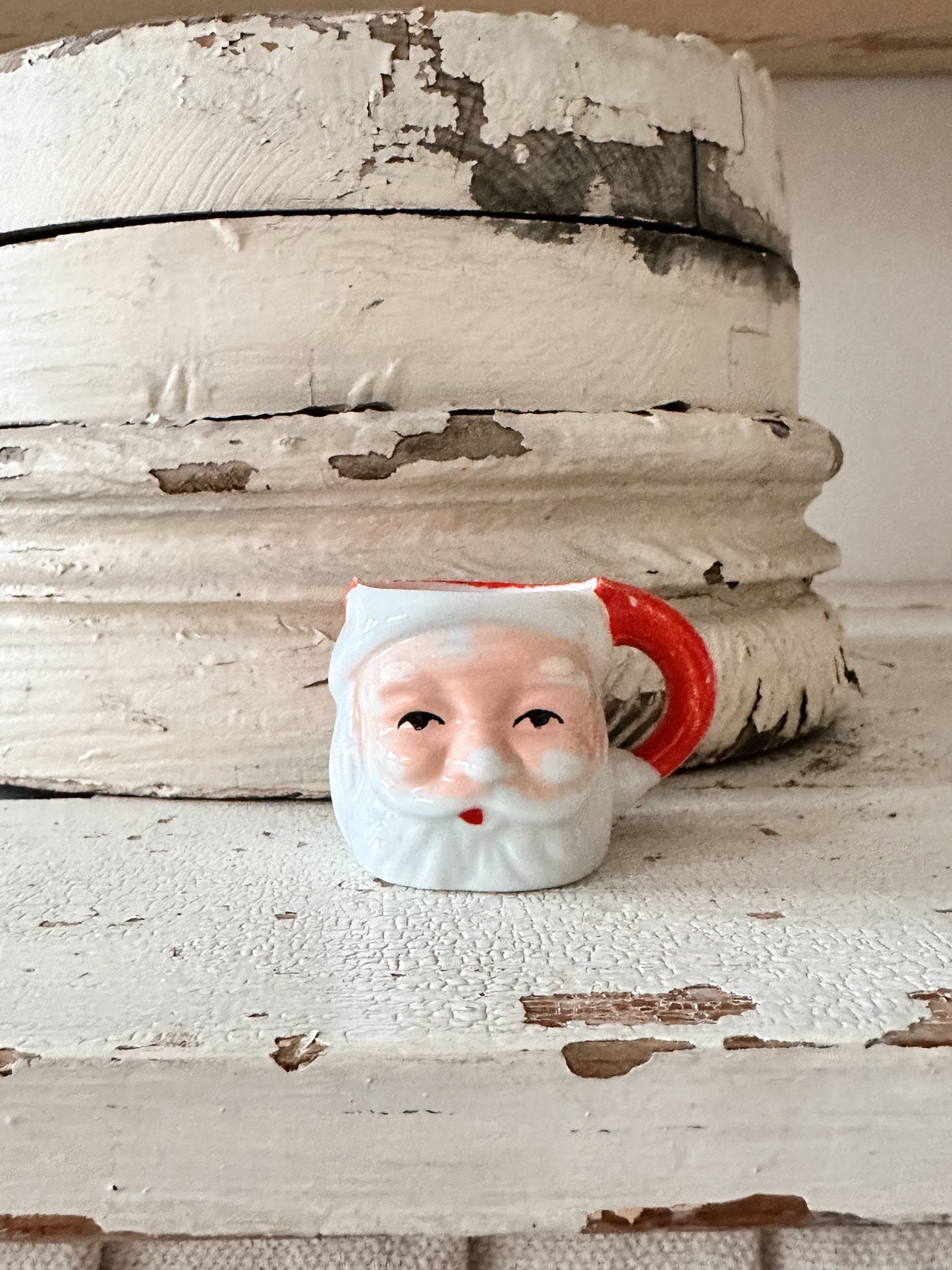Vintage Mini Santa Mug