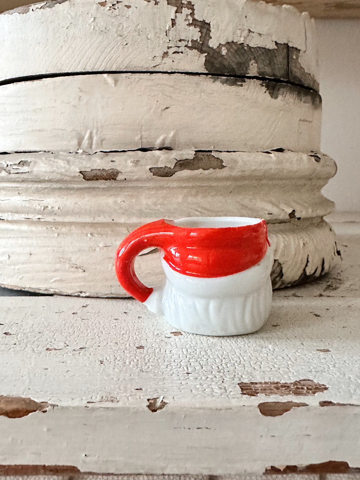 Vintage Mini Santa Mug