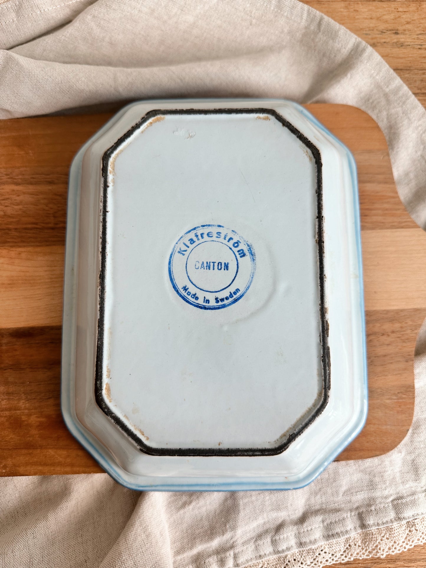 Vintage Klafrestrom (Swiss) Cast Iron Baking Dish