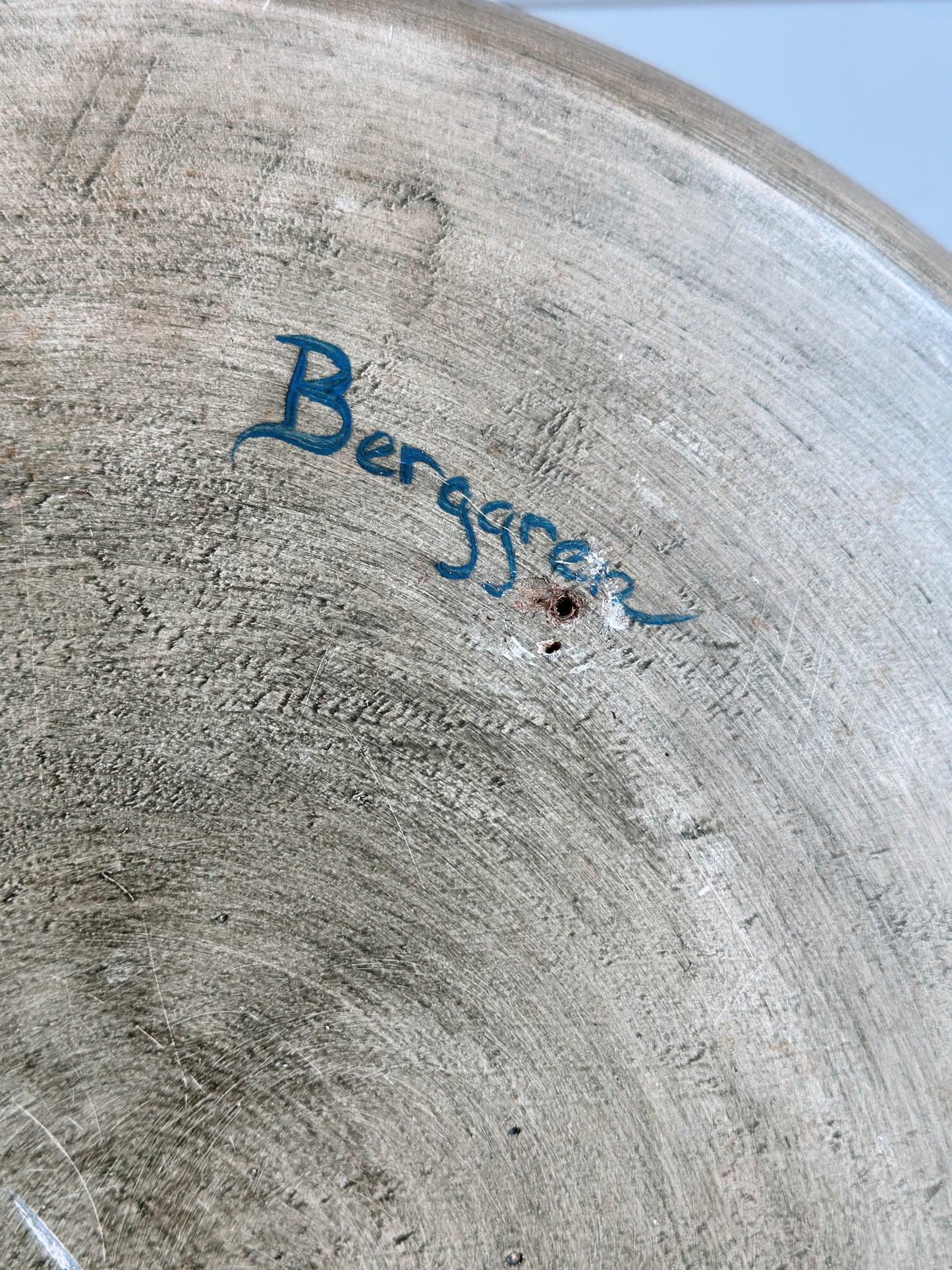 Vintage Hand Painted Painted Audrey Berggren Wood Tray (Give Us This Day Our Daily Bread)