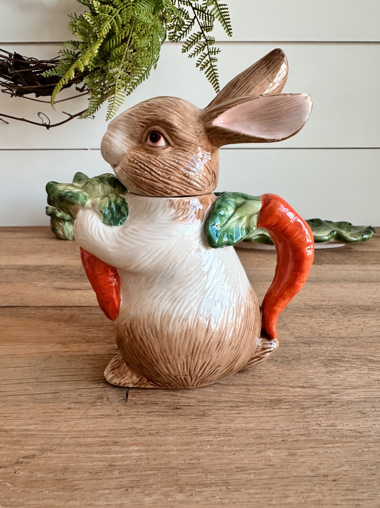 Vintage Garden Bunny Tea Set