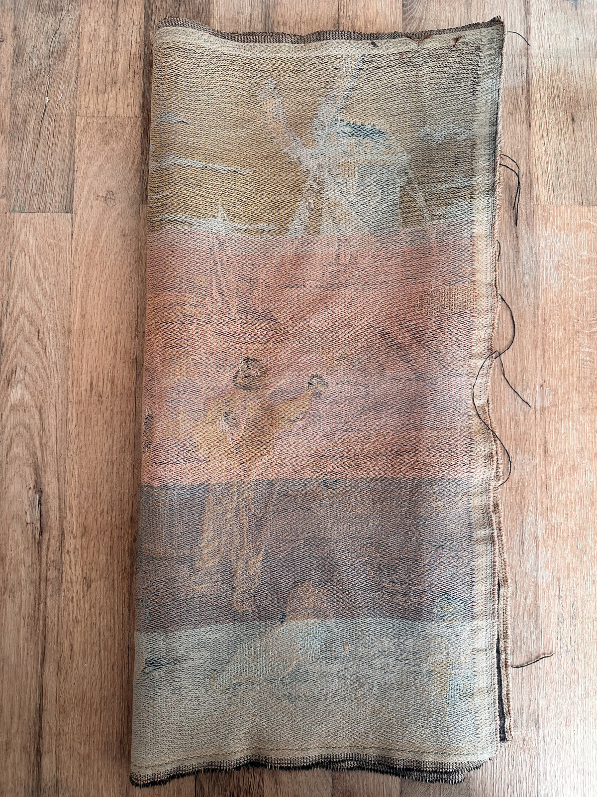 Vintage French Village Tapestry