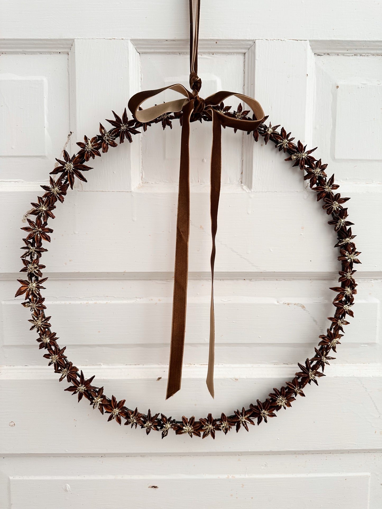 Star Anise Glitter Wreath