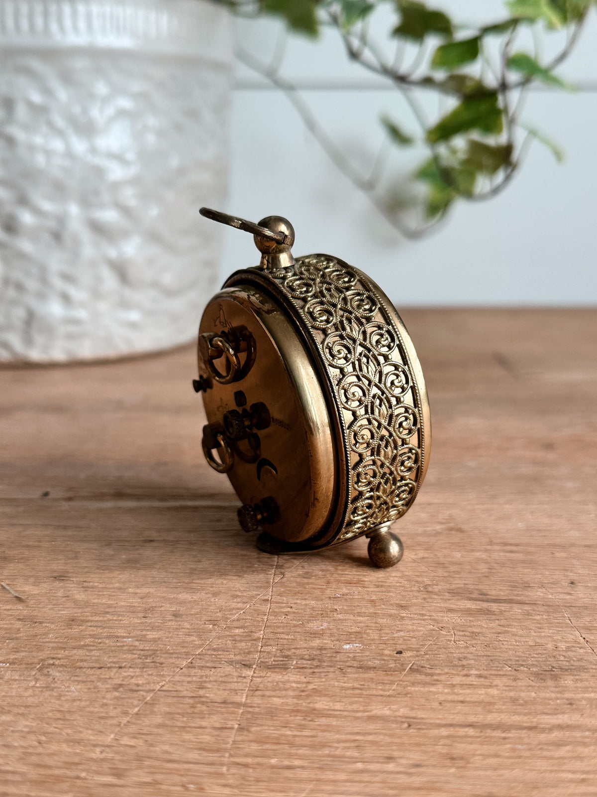 Vintage German Linden Clock