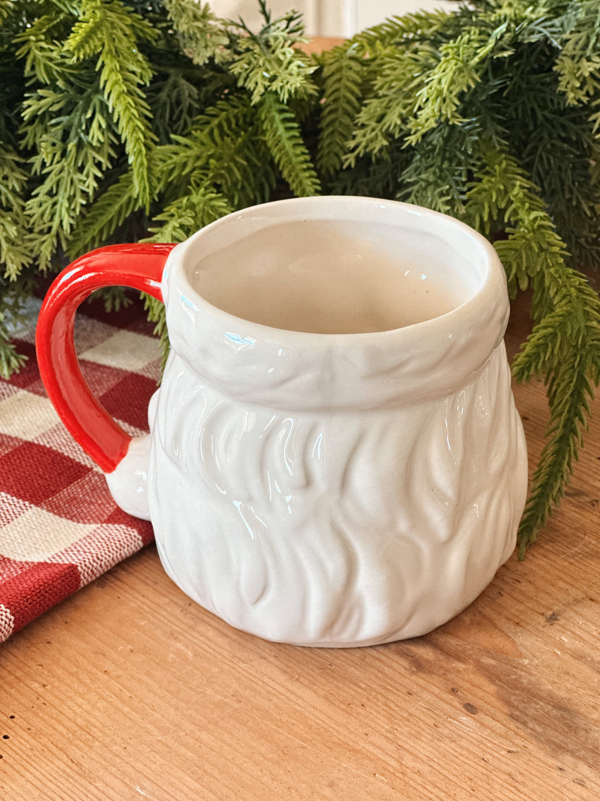 Blushing Santa Mug