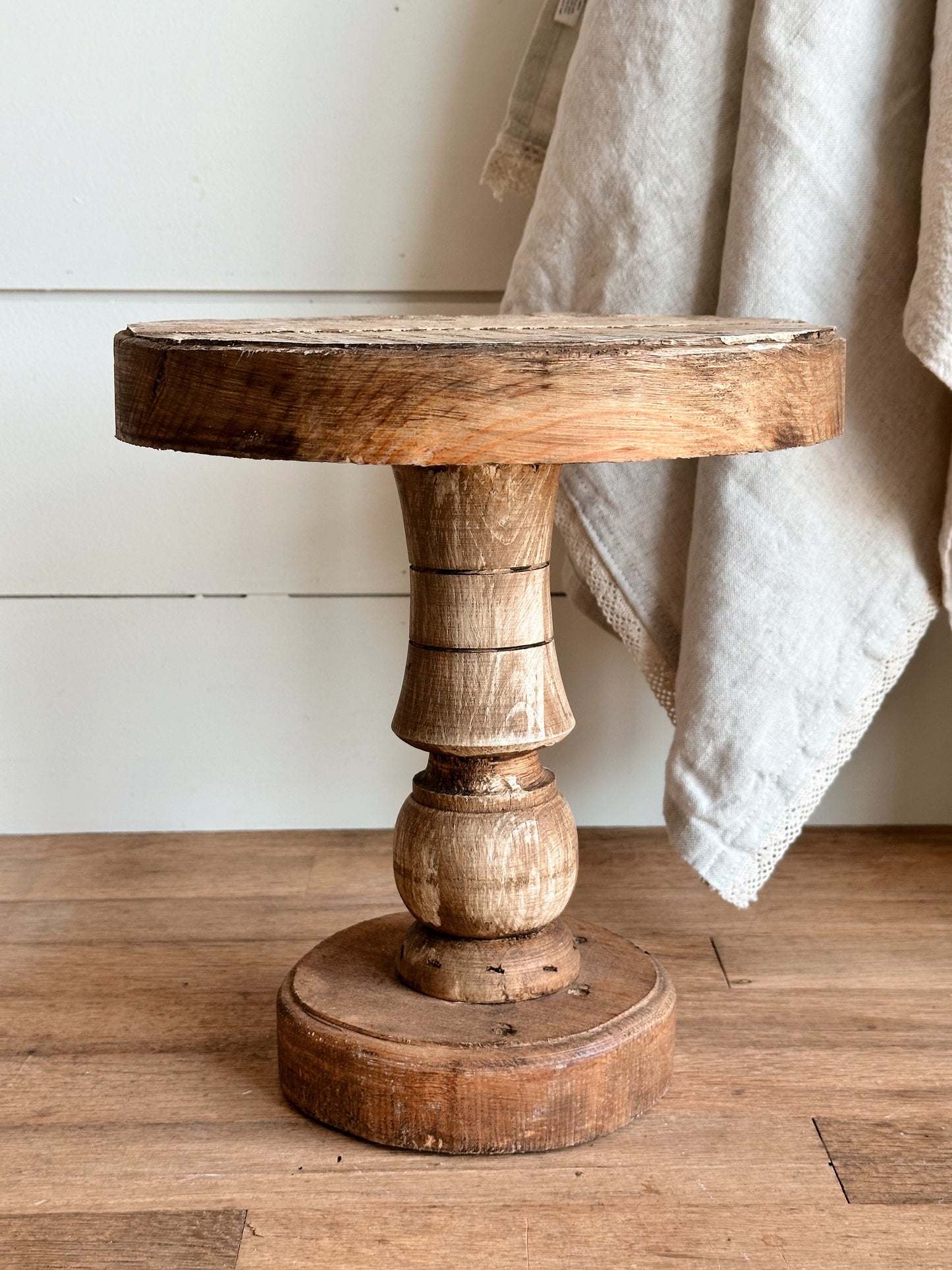 Handmade Reclaimed Wood Pedestal