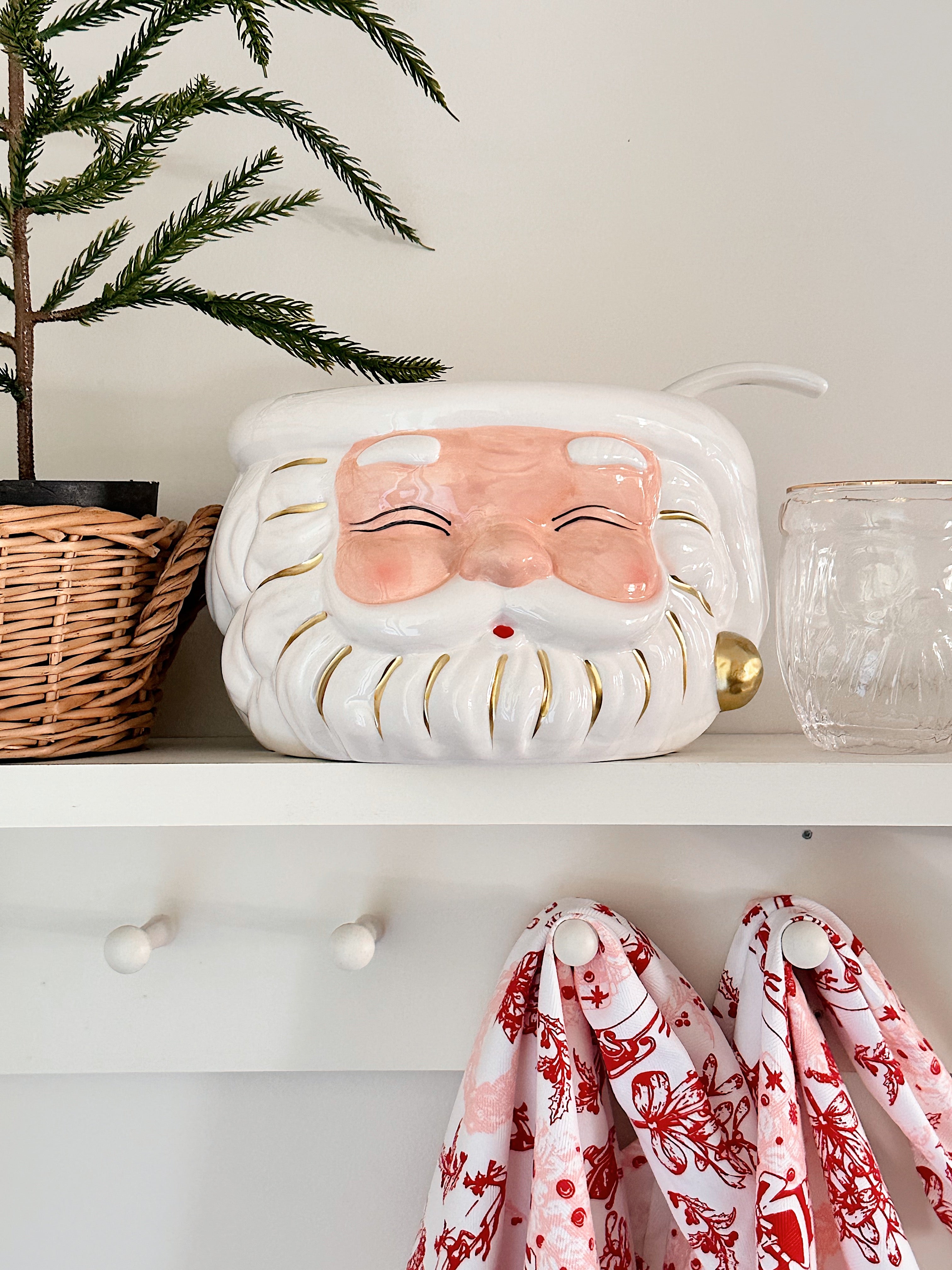 Vintage Santa Punch orders Bowl