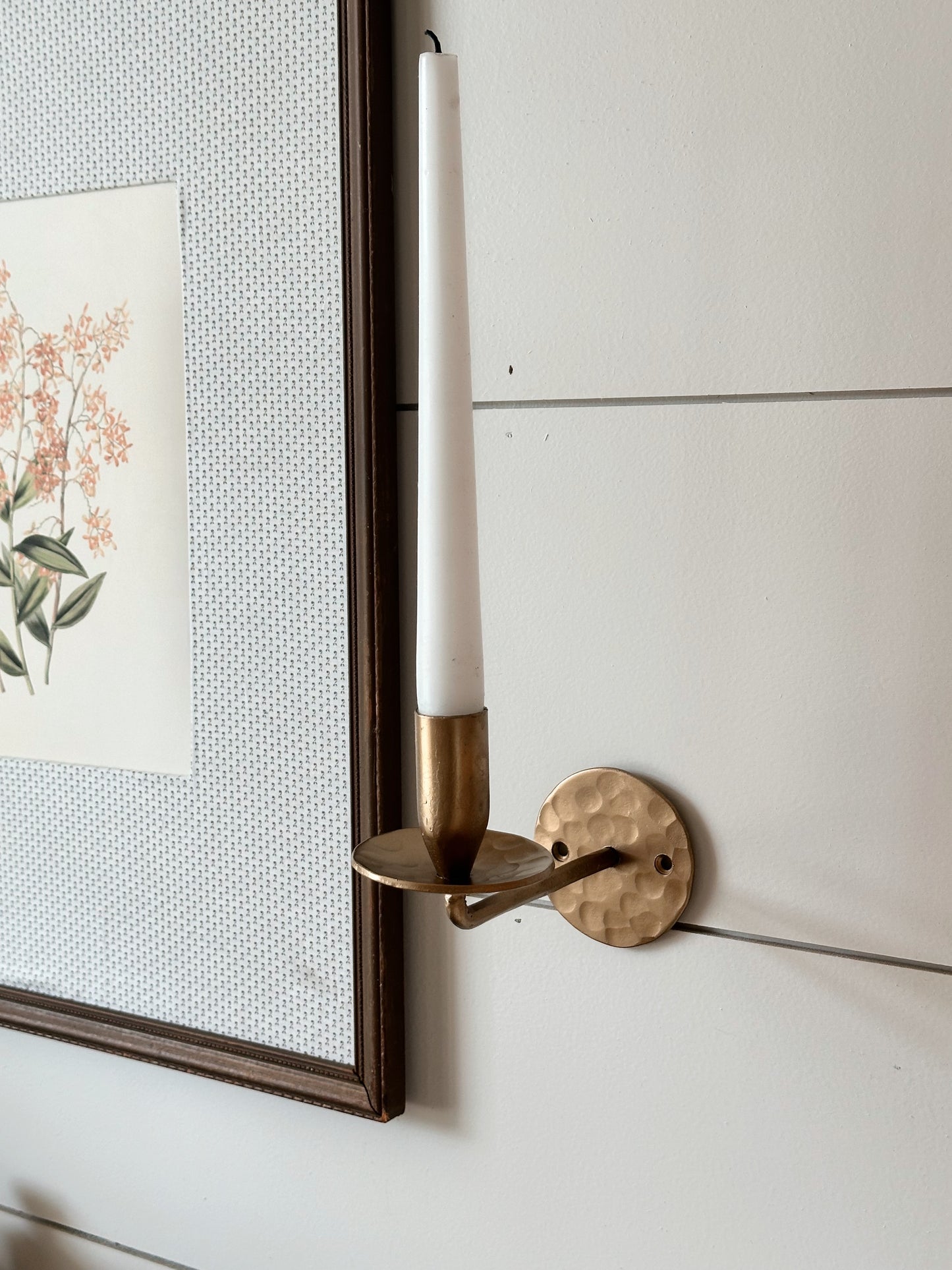 Forged Iron Taper Wall Sconce