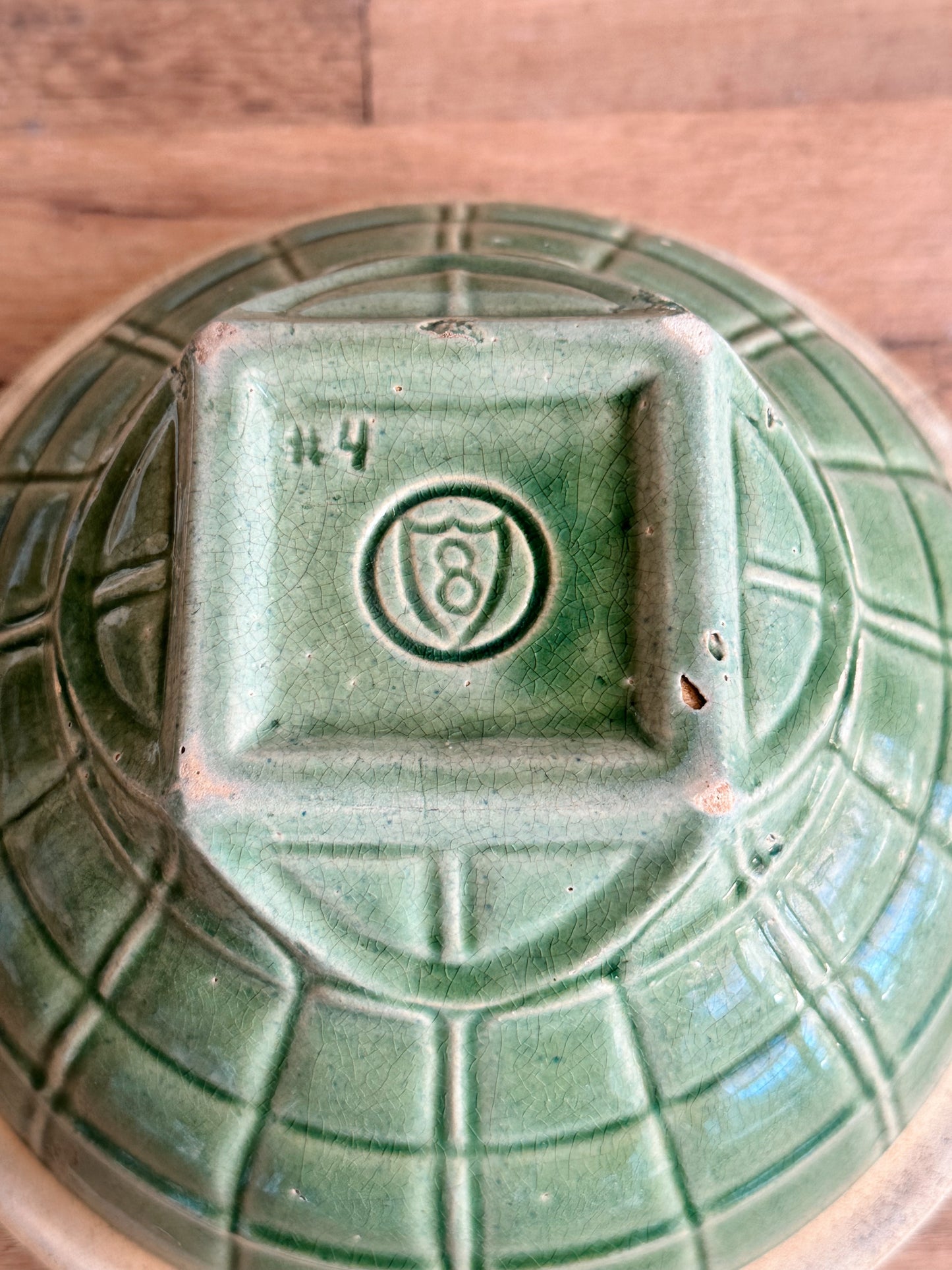 Vintage McCoy Number 8 Bowl