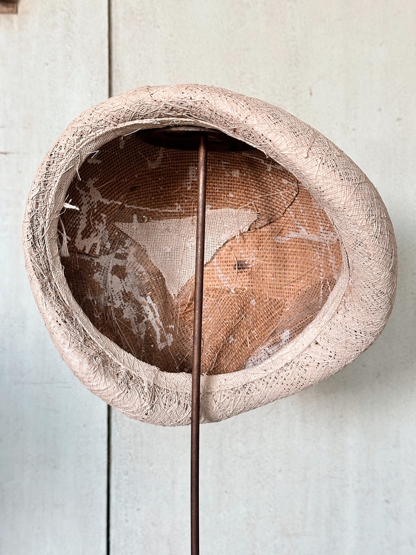 Vintage Hessian Hat Mold