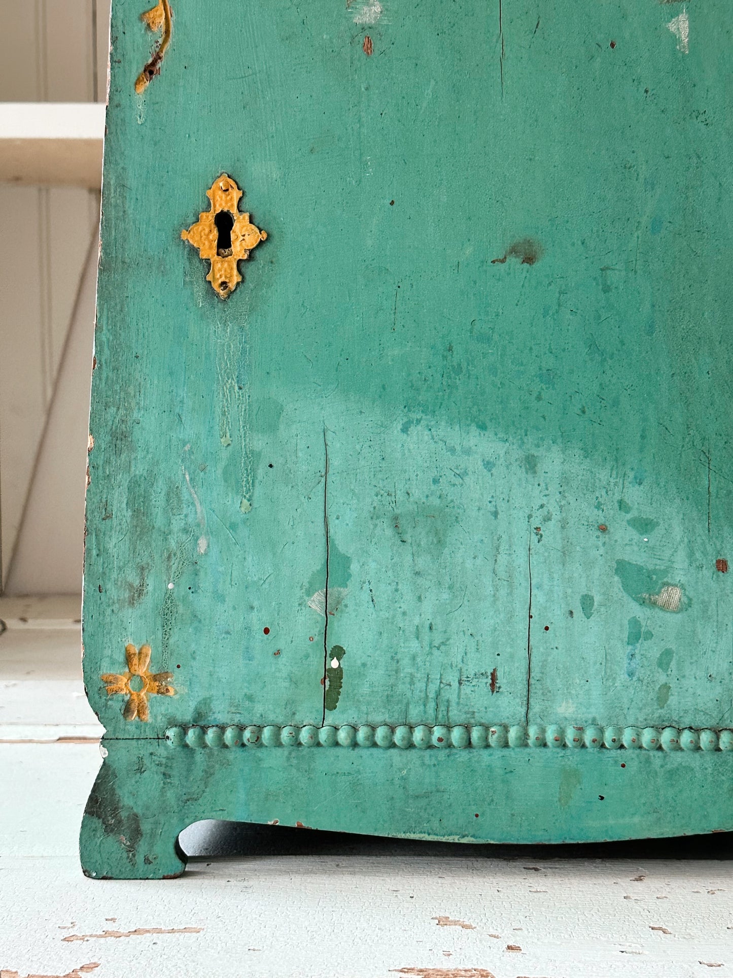 Vintage Wood Table Top Cabinet