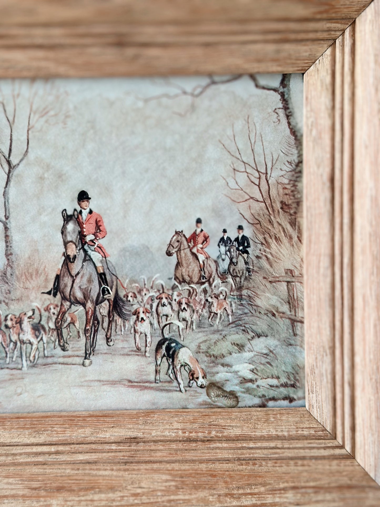 Vintage Fox Hunt Print