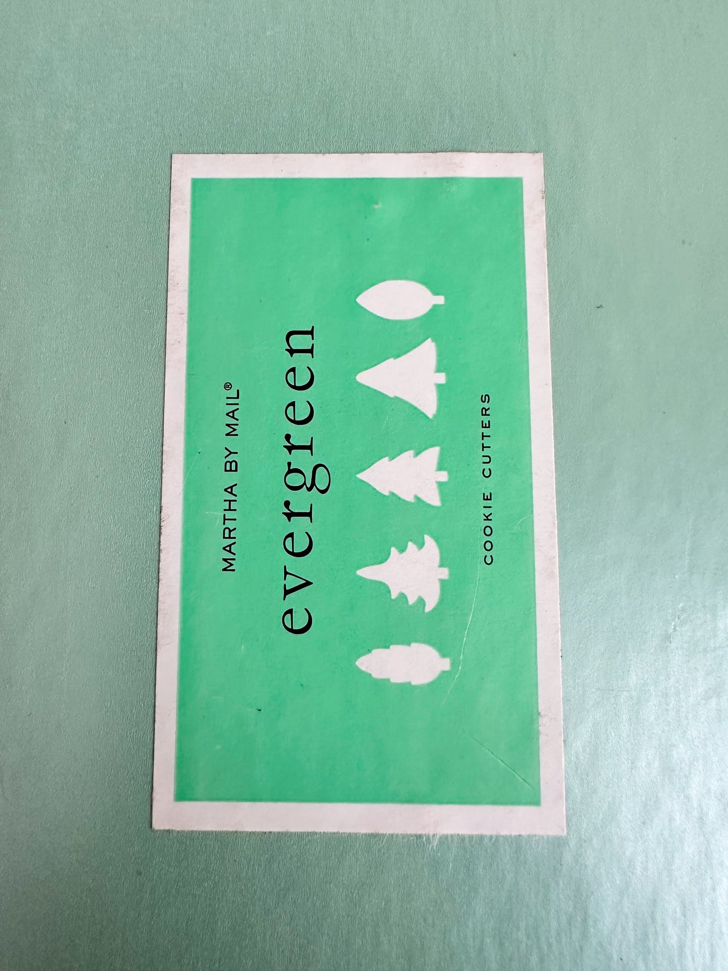 Boxed Set of Martha by Mail Evergreen Copper Cookie Cutters