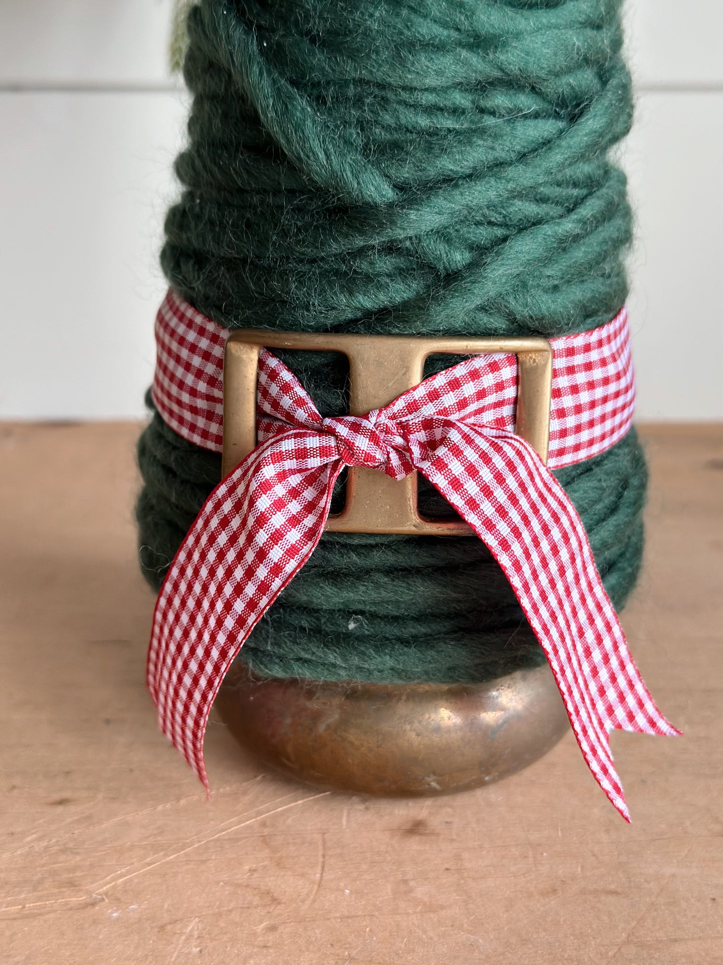 Vintage Brass Bottom Yarn Tree