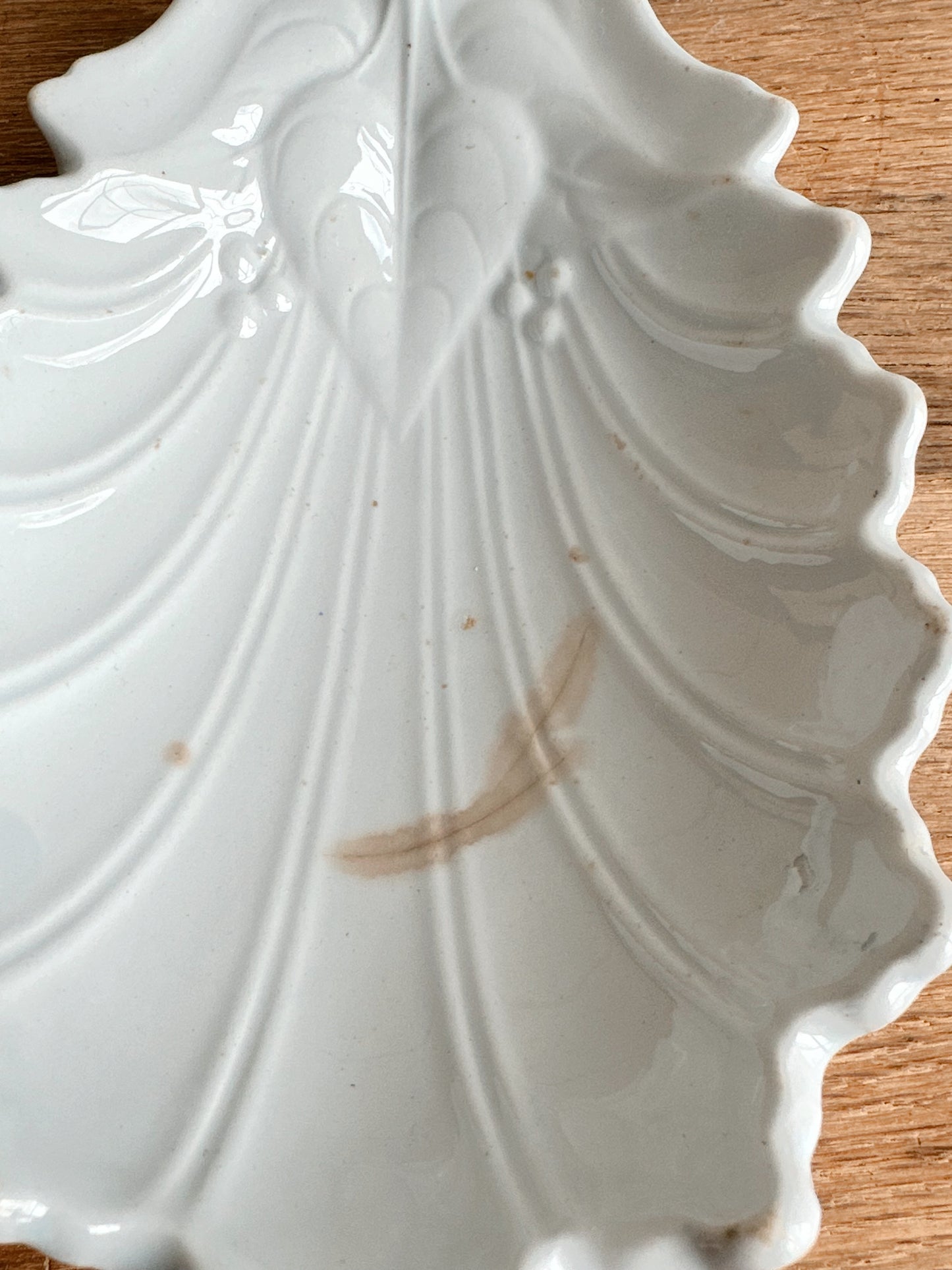 Antique John Maddock Ironstone Relish Dish
