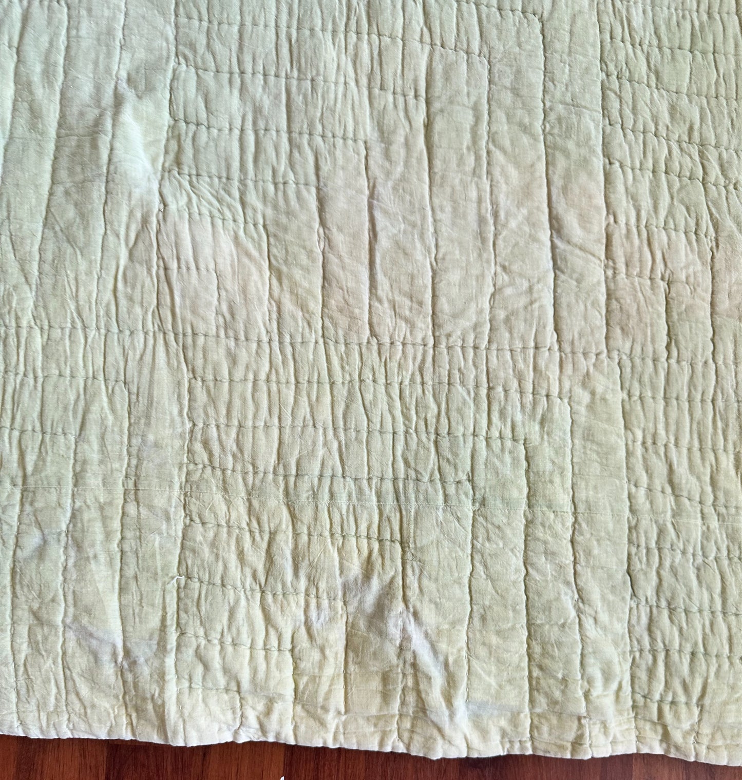 1930s Hand-Quilted Sampler Patchwork Feed Sack Quilt