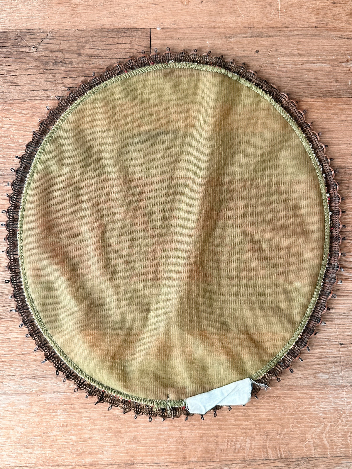 Vintage Belgium Tapestry Doily