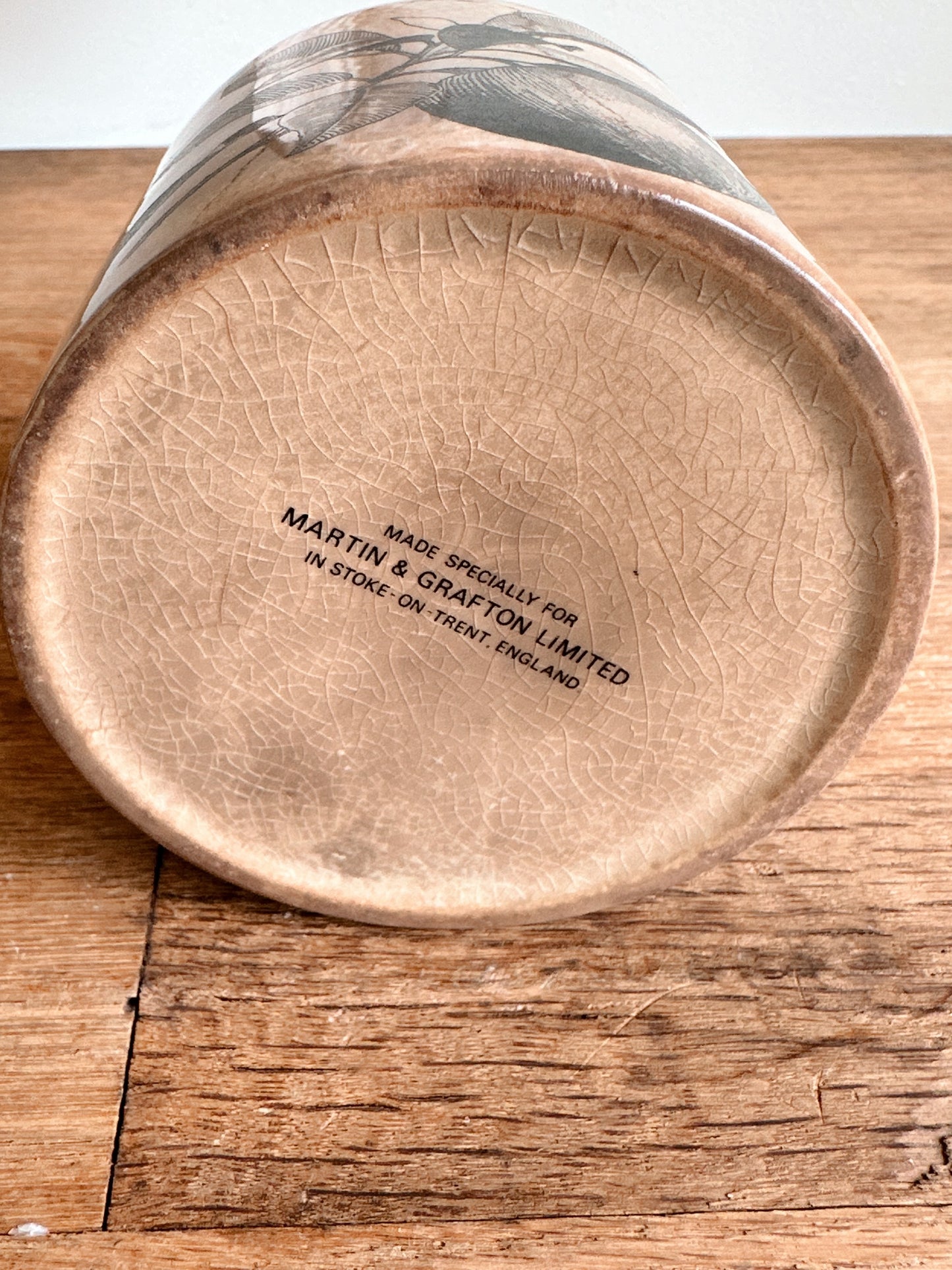 Vintage English Jam Pot