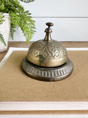 Vintage Brass Counter Bell