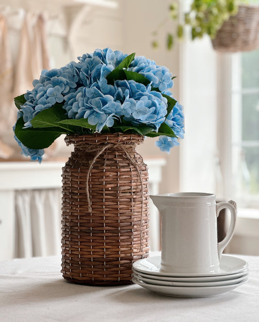 Woven Willow Vase