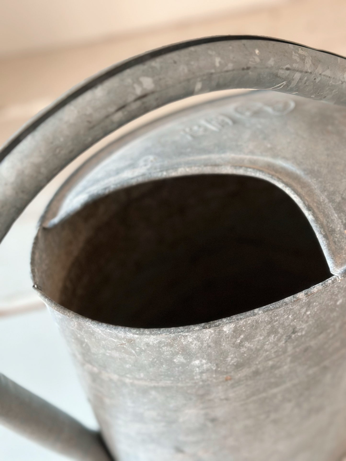 Vintage Galvanized German BAT Watering Can