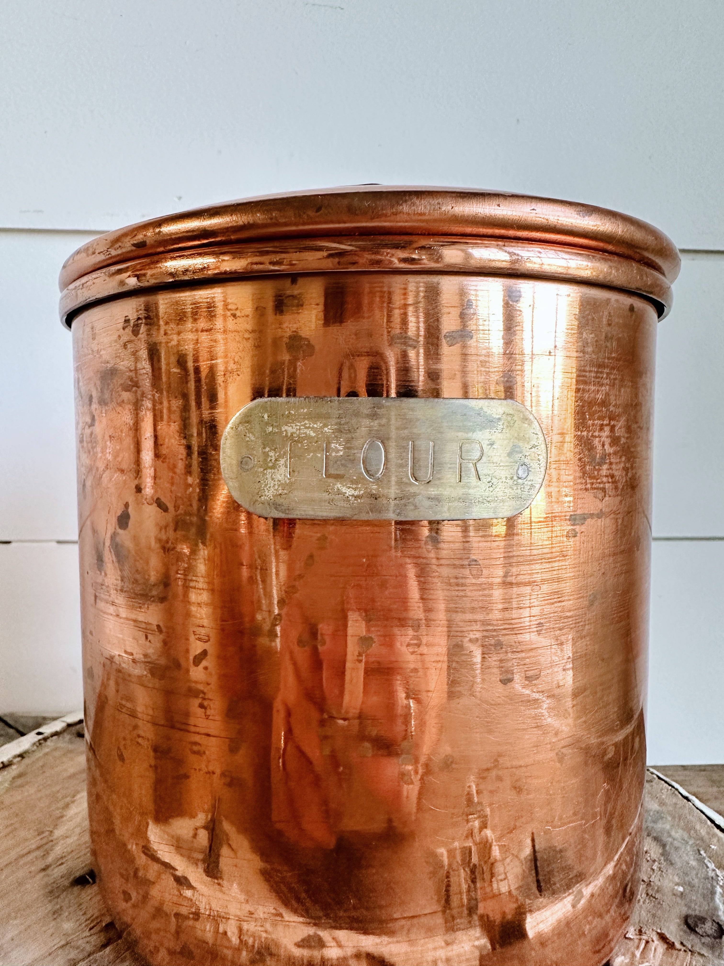 Vintage Copper Guild Nesting Canisters