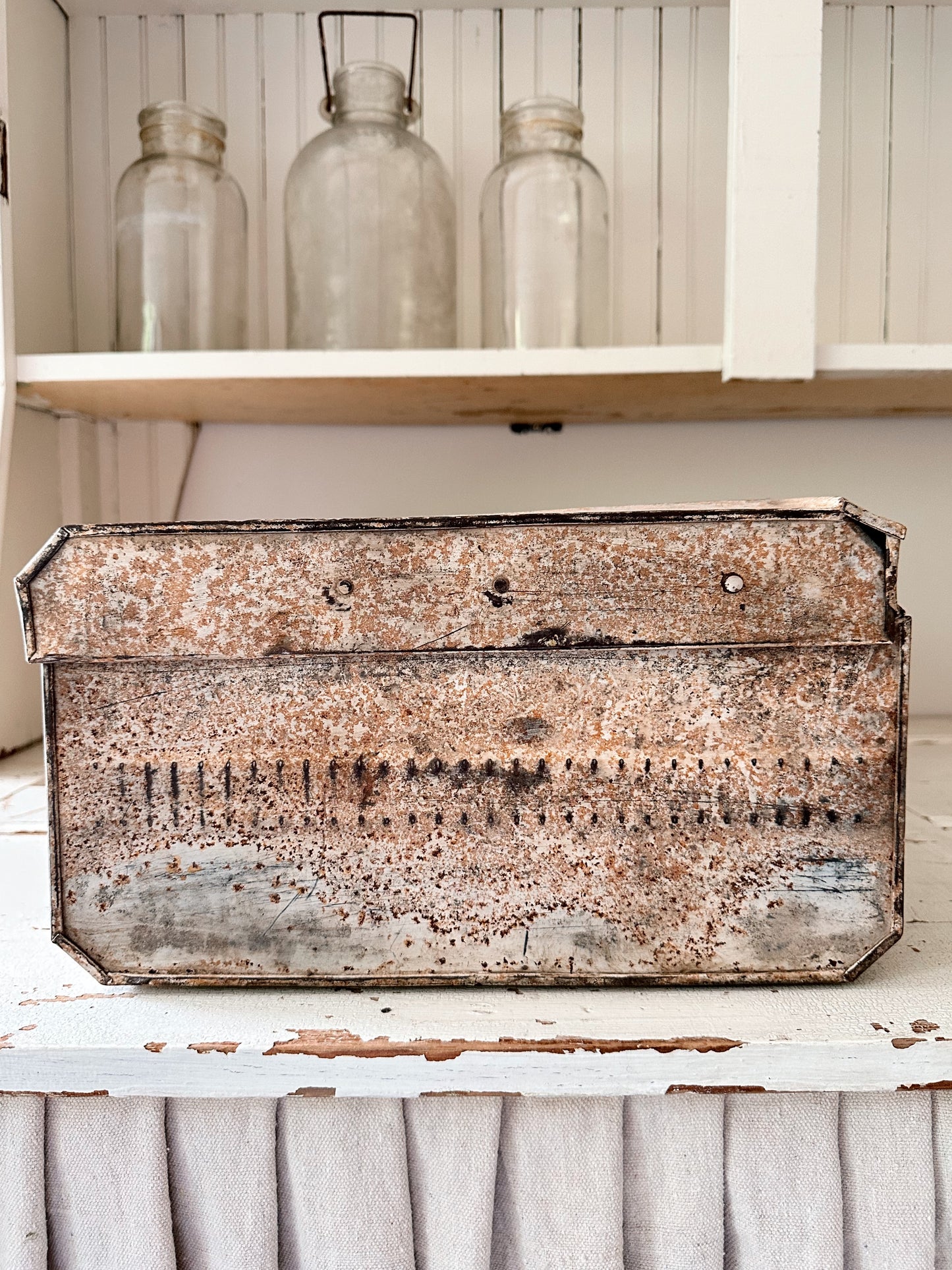 Beautiful Old Metal Trunk