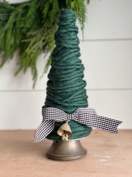 Vintage Brass Bottom Yarn Tree