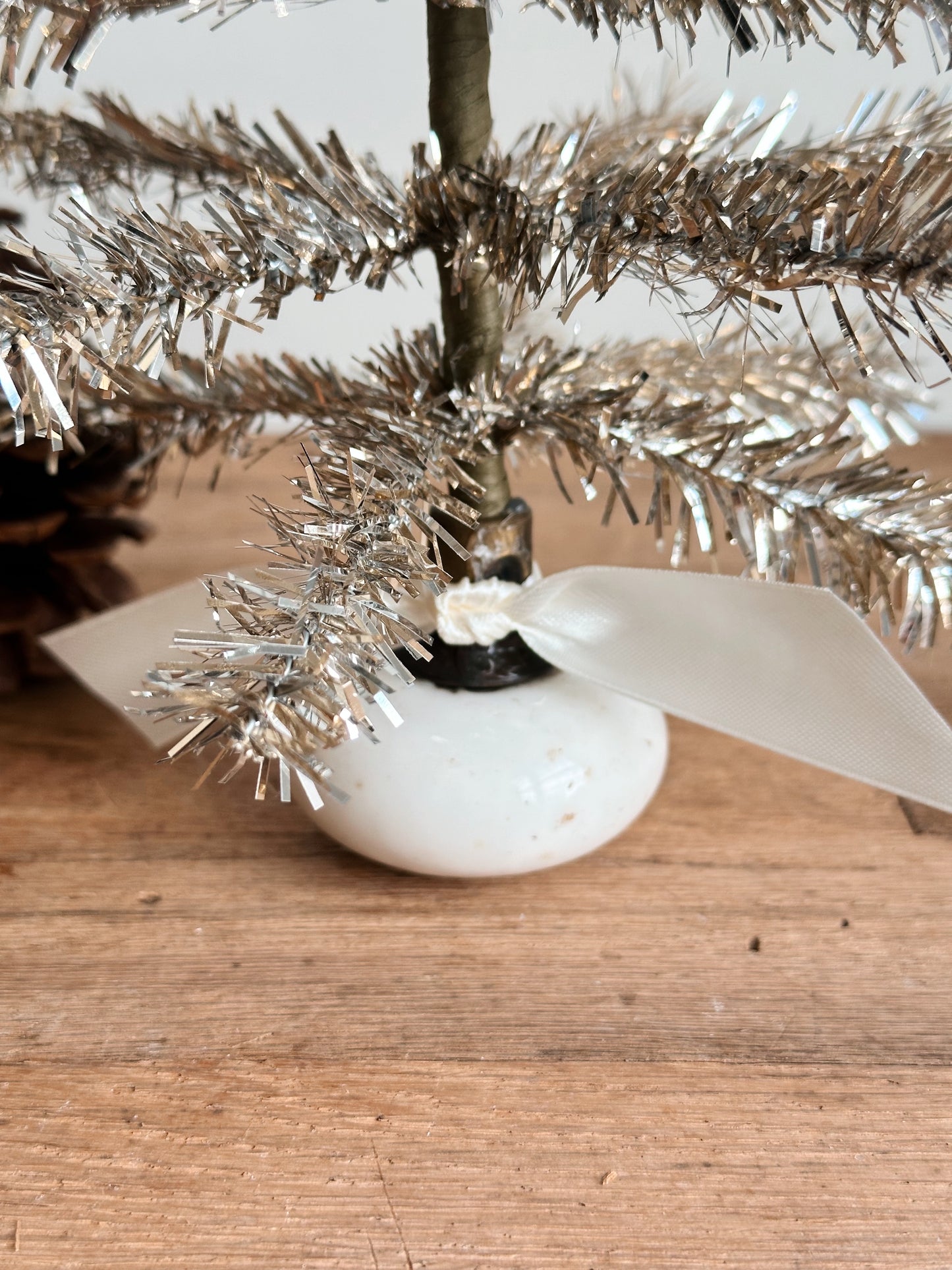 Vintage Doorknob Tinsel Tree