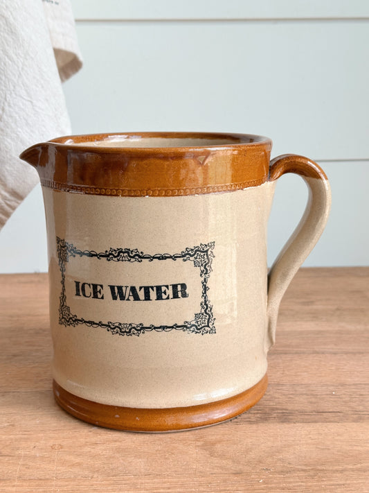 Vintage English Moira Water Pitcher