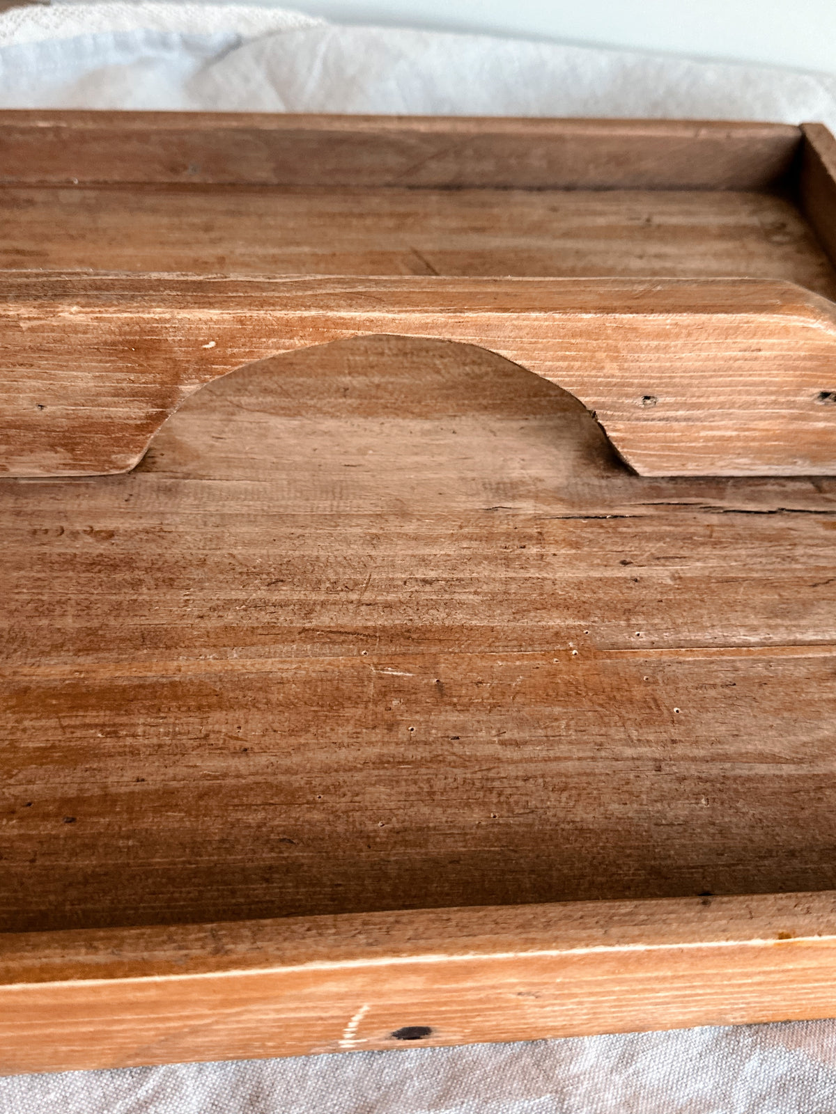 Handmade Vintage Wooden Carrier