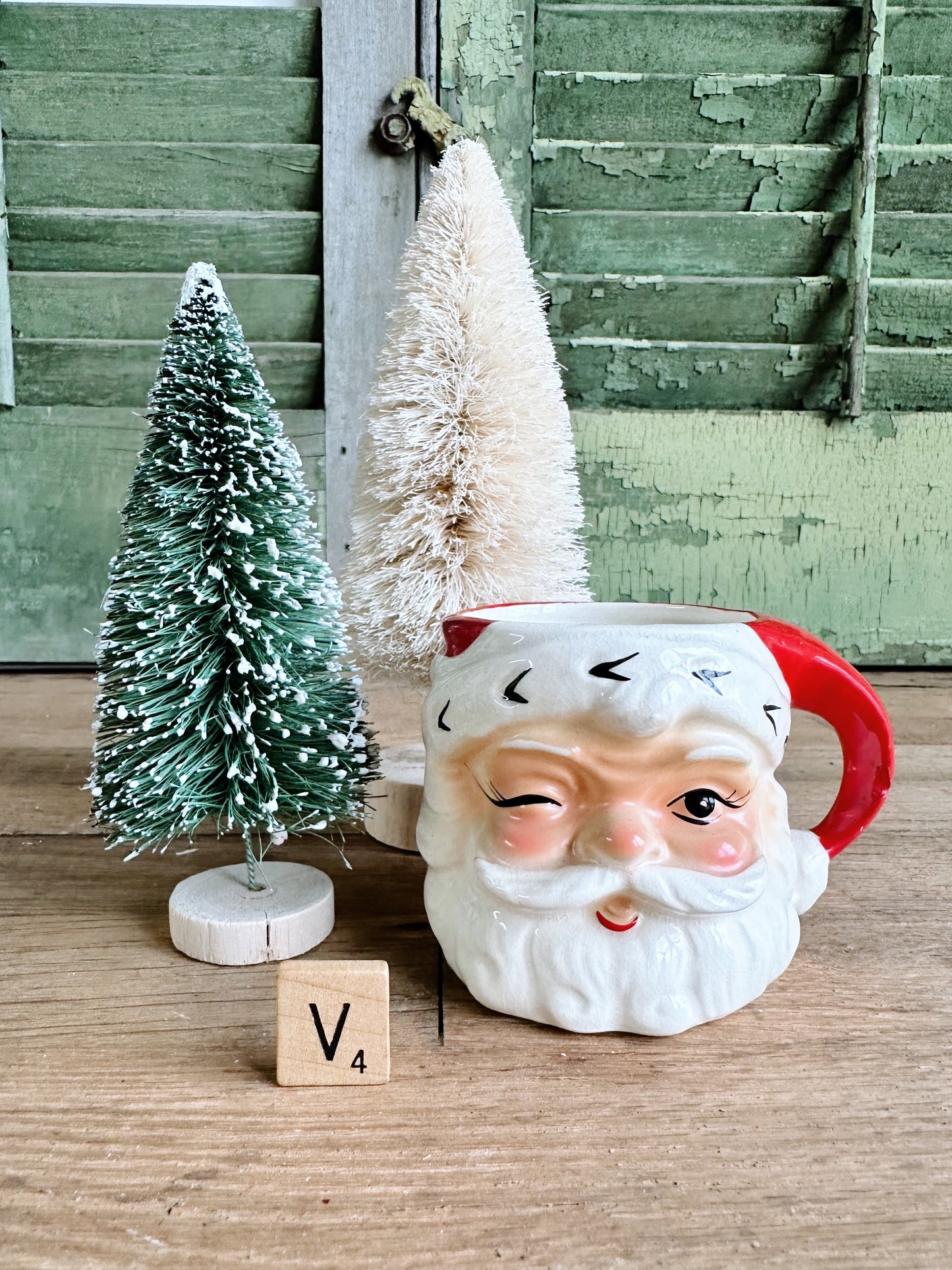 Vintage Santa Mug