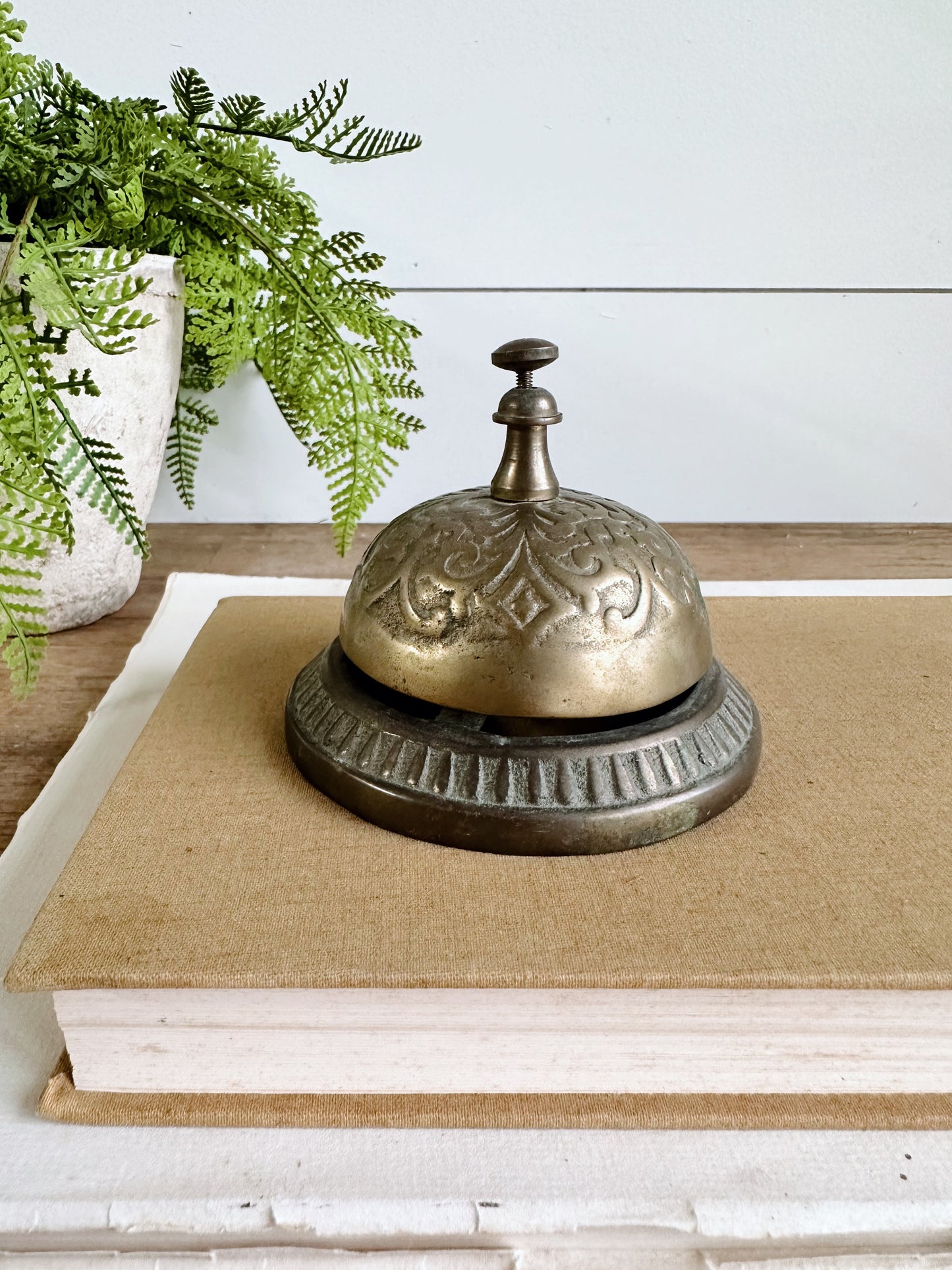 Vintage Brass Counter Bell