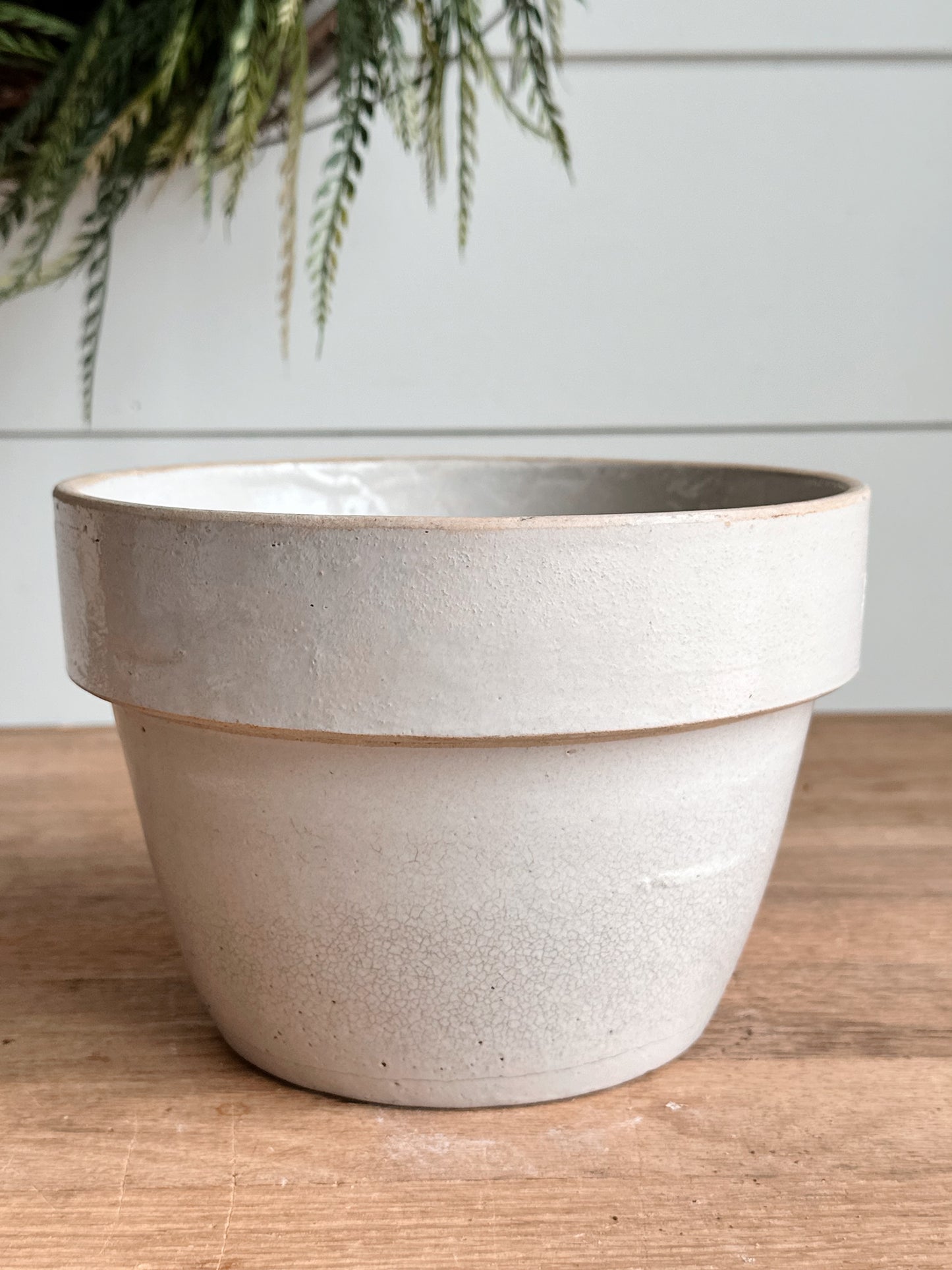 Vintage Stoneware Crockery Planter