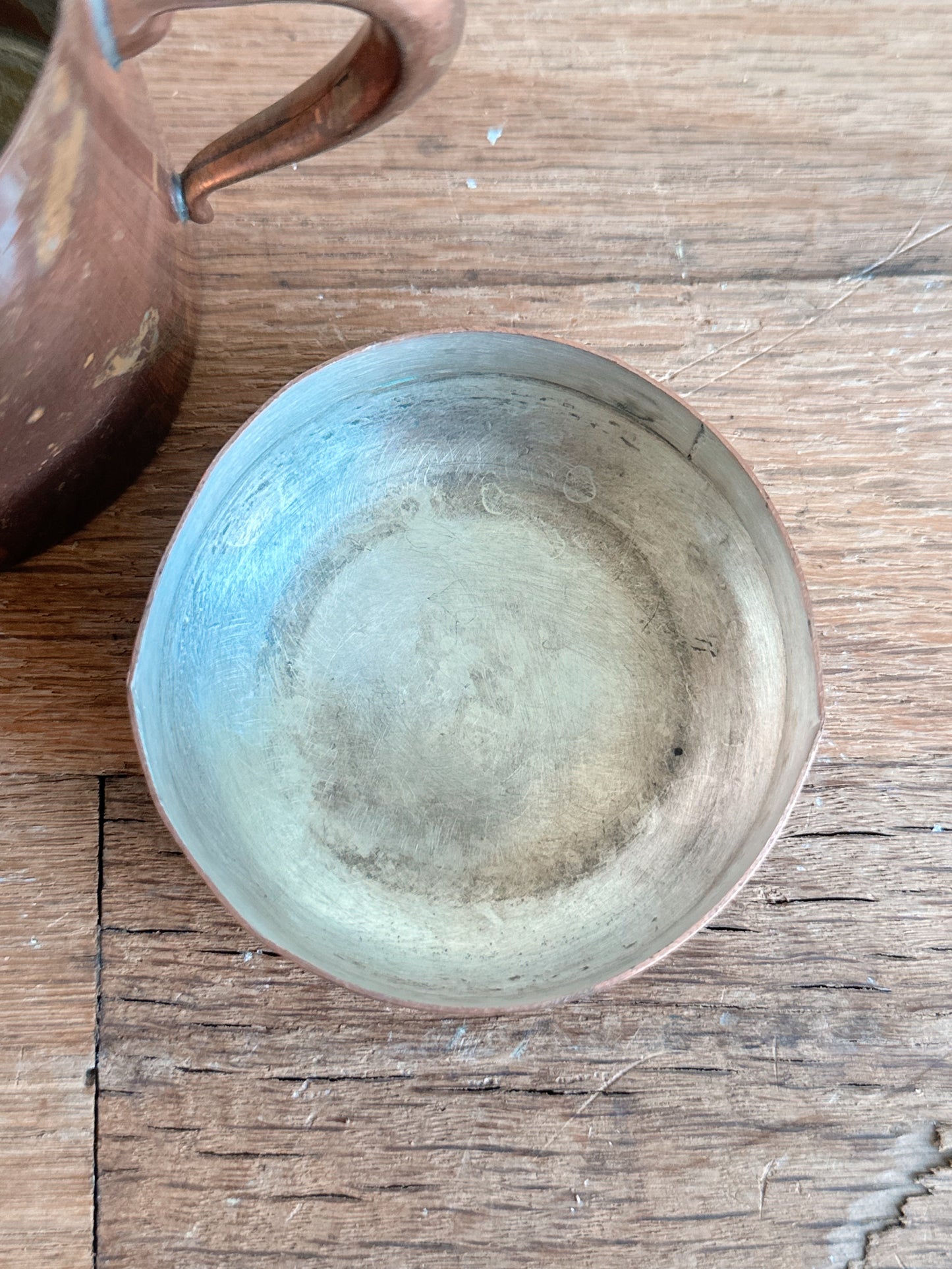 Vintage Copper Creamer