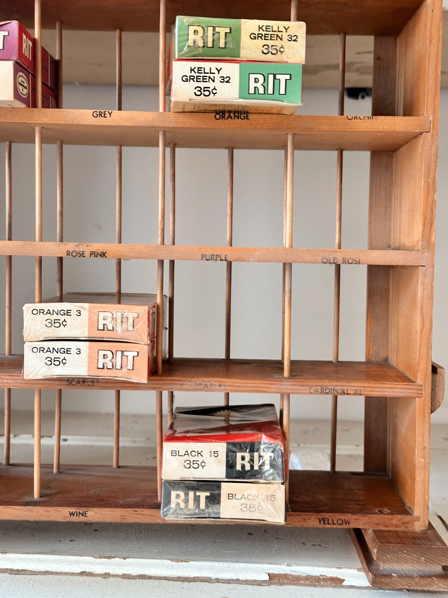 1950s Vintage Rit Dye Store Display