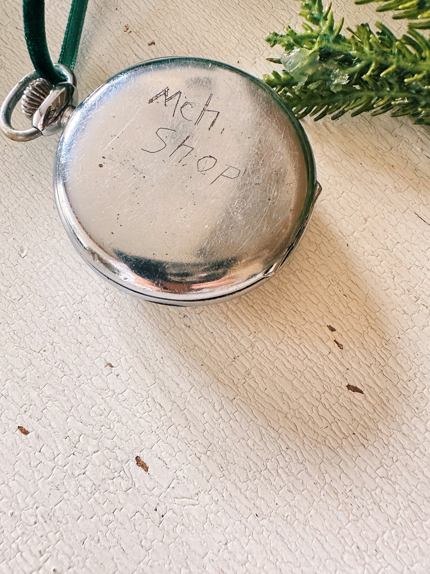 Vintage Pocket Watch Ornament