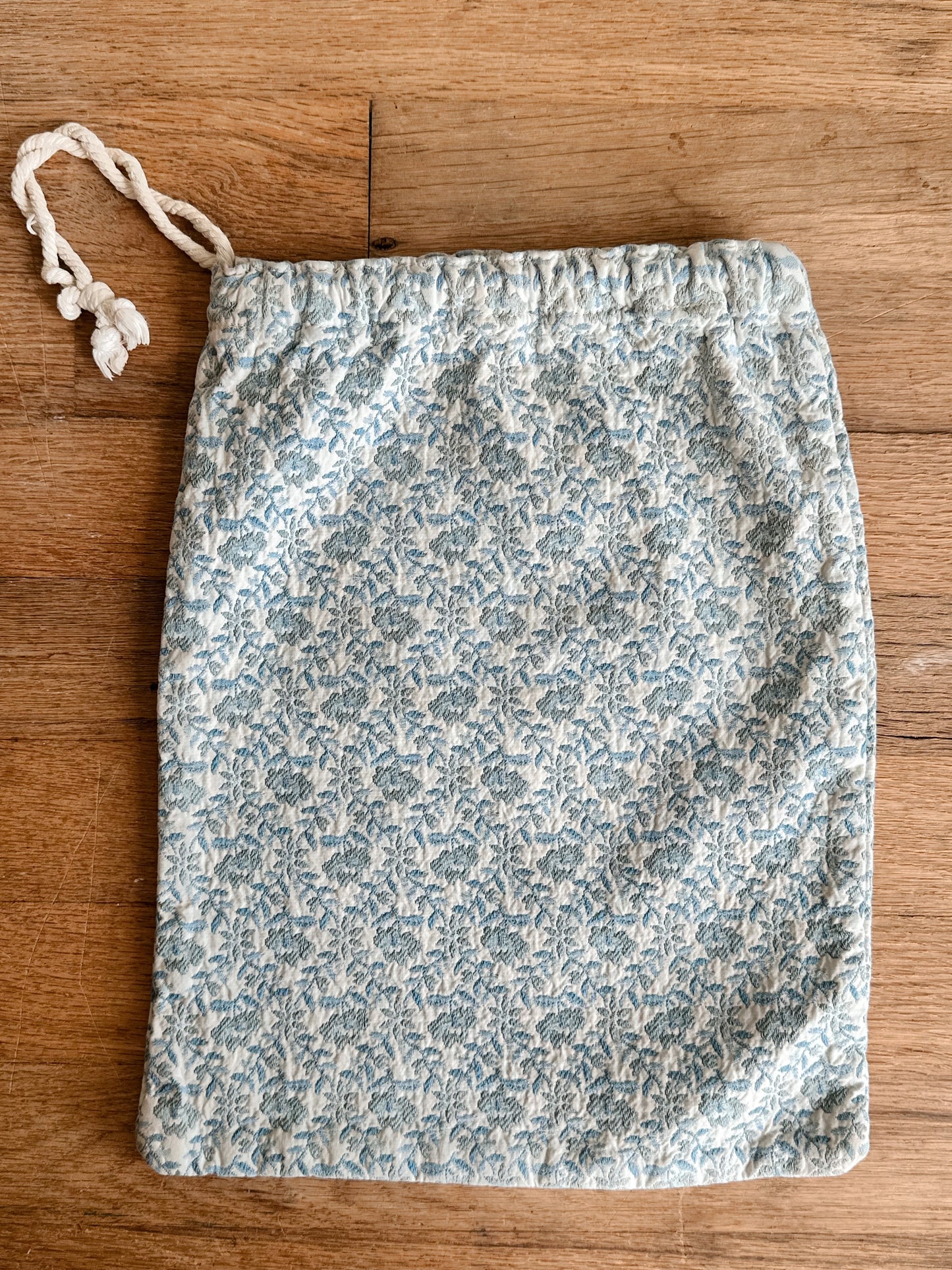 Vintage Handmade Cloth Bag & Clothespins