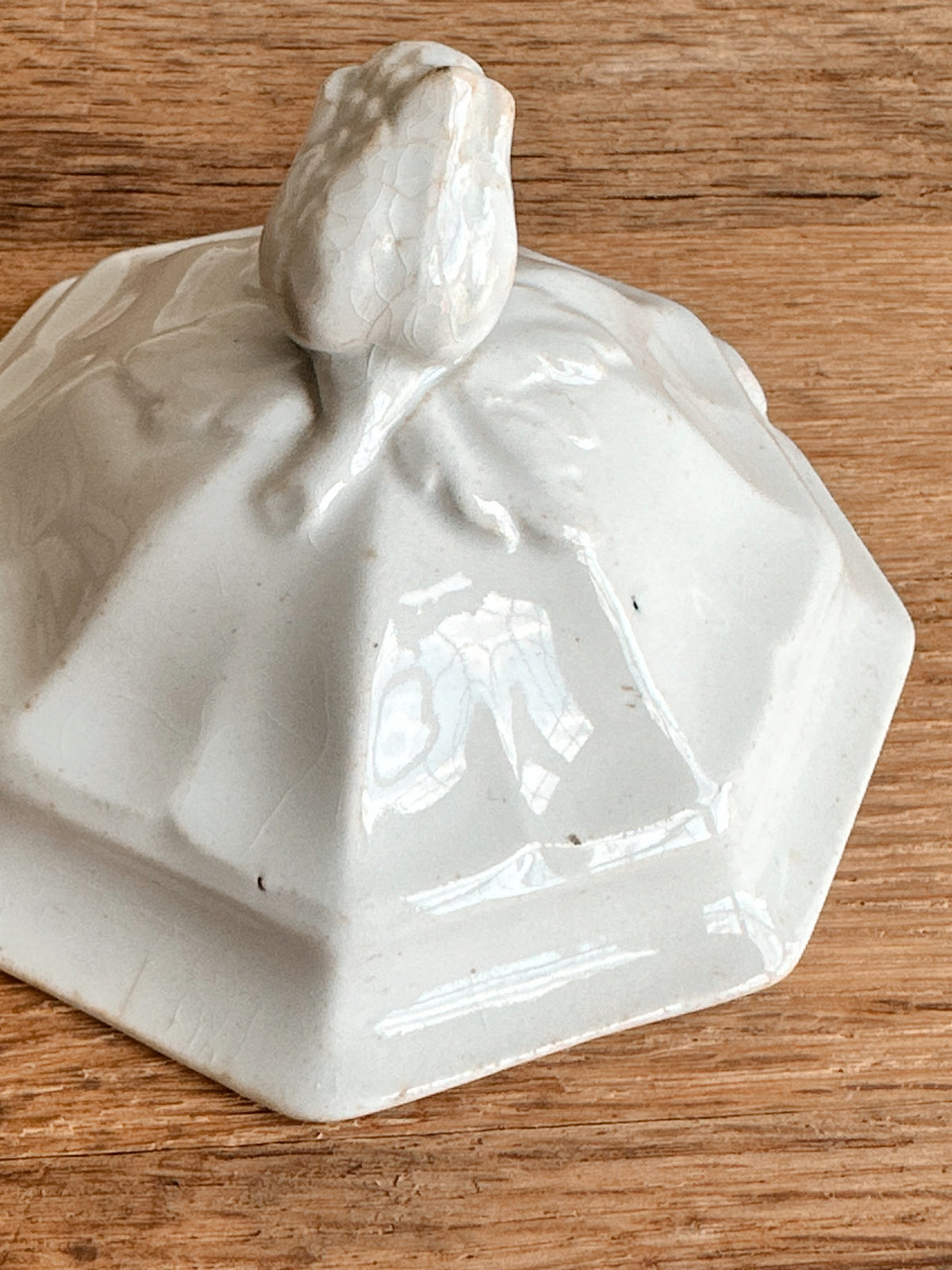 Antique Ironstone Sauce Tureen