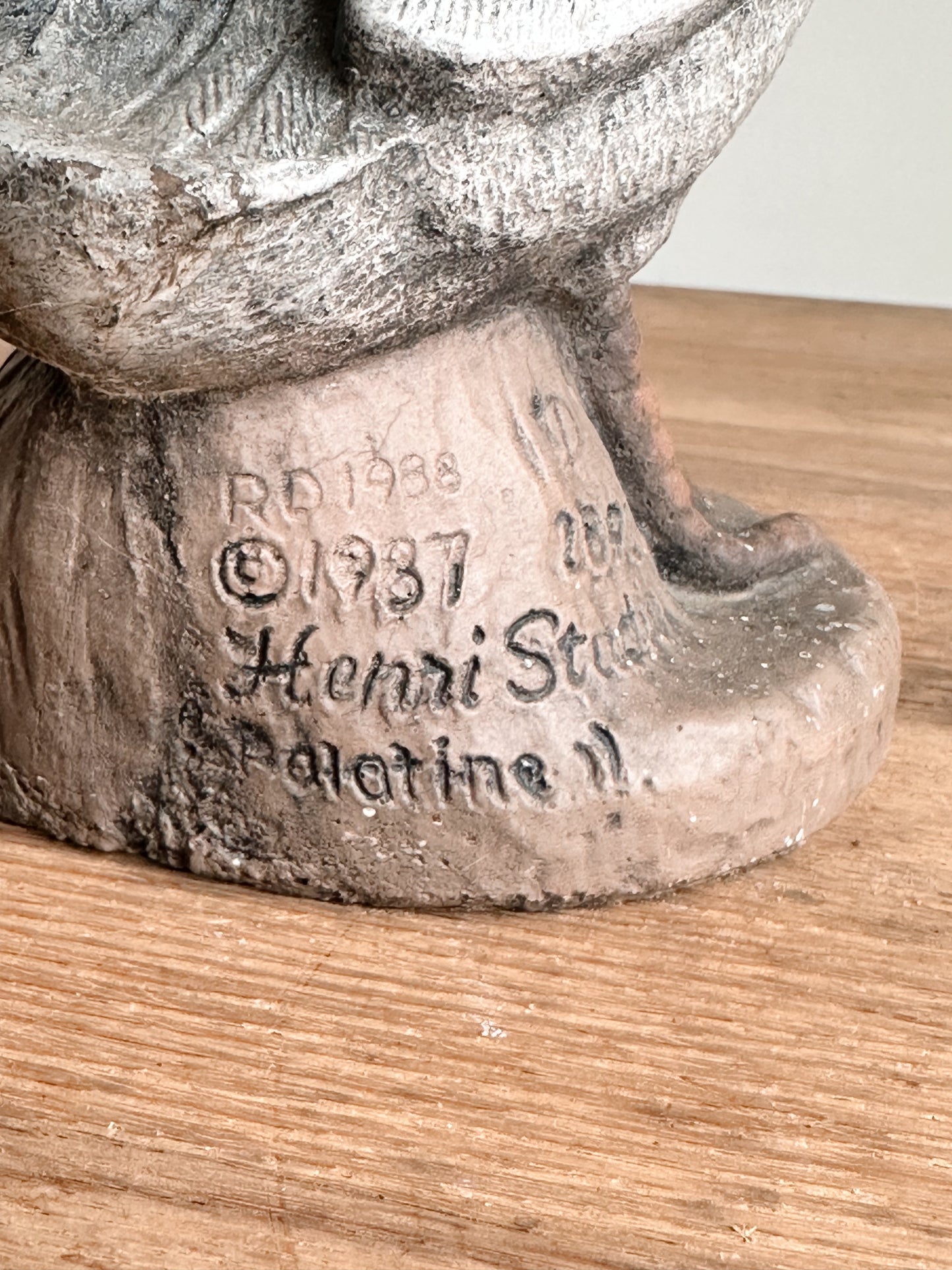 Vintage Concrete Duckling