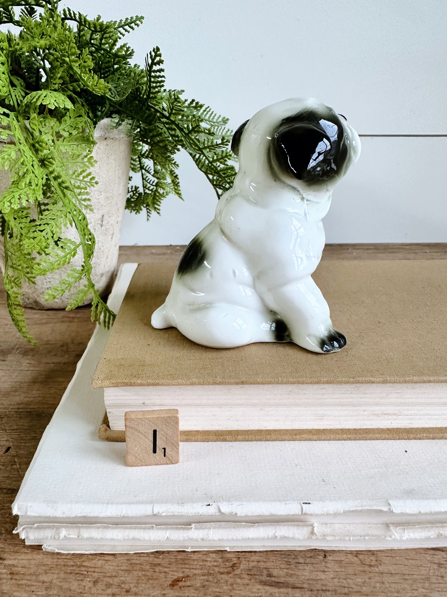 Vintage Bulldog Figurine