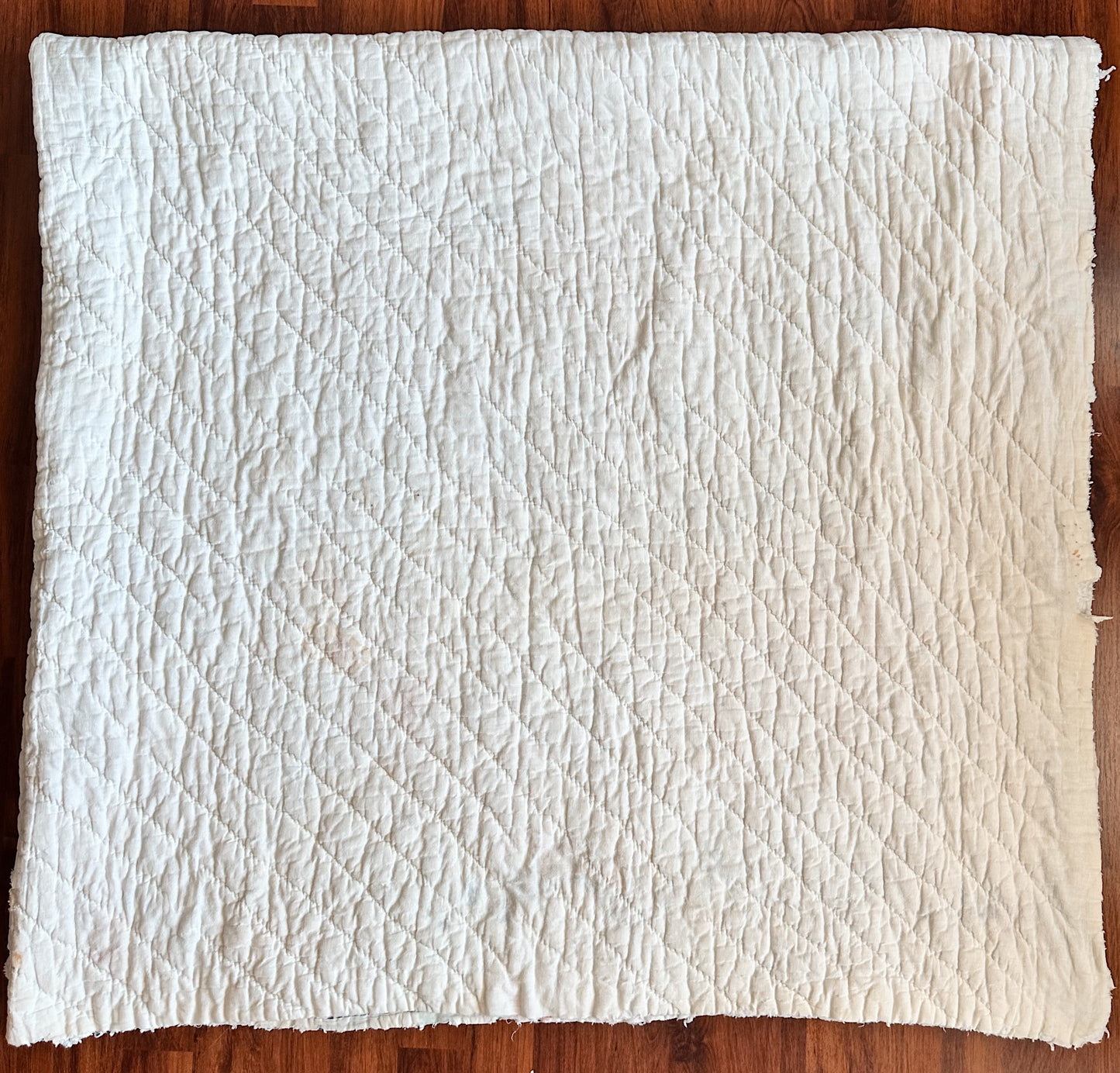 1930s Hand Stitched Patchwork Quilt