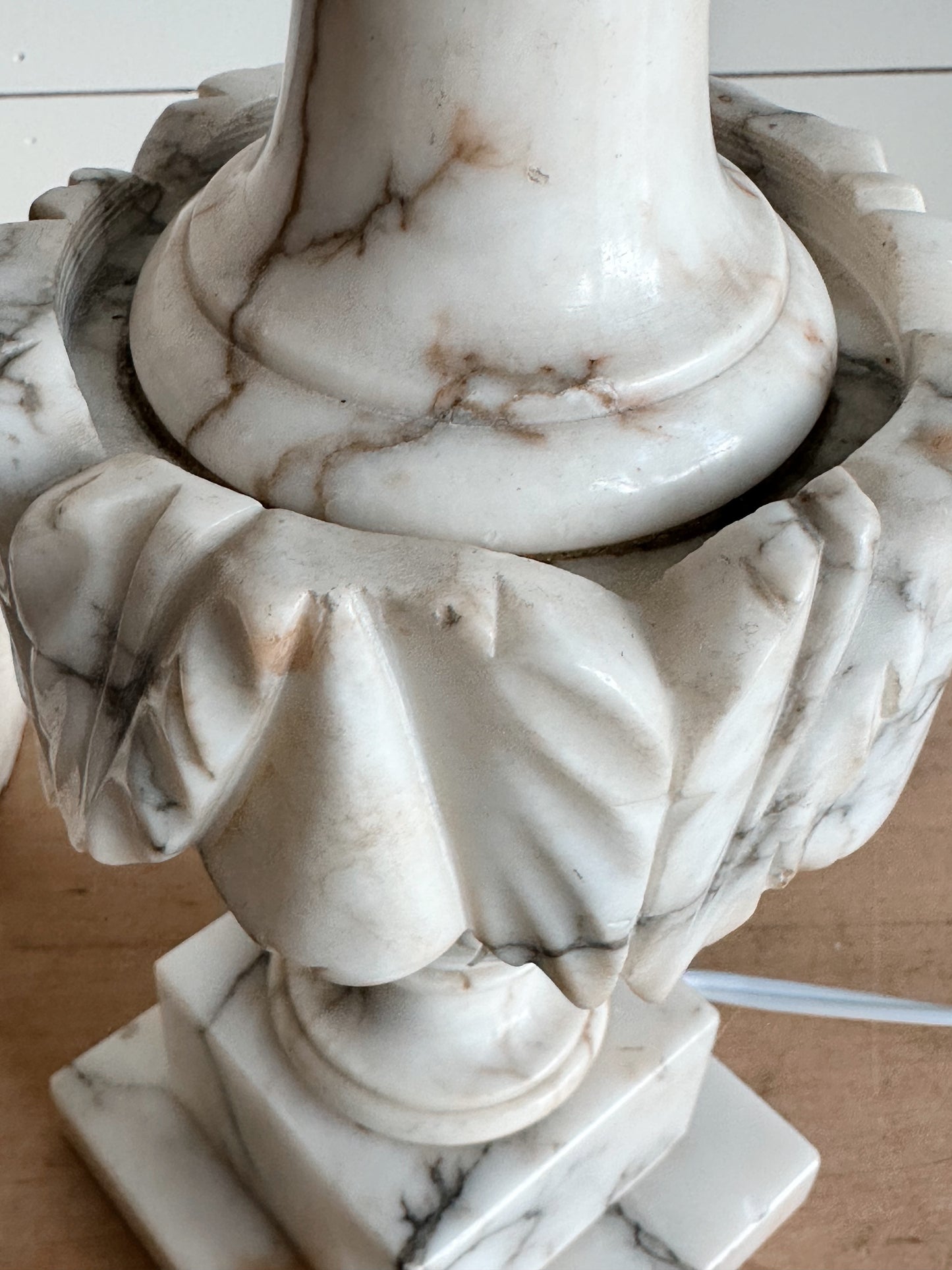 Vintage Alabaster Lamp