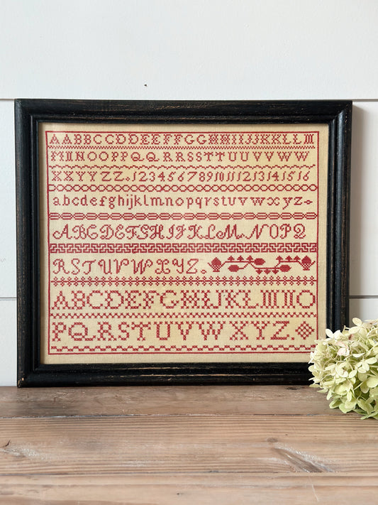 Vintage Alphabet Sampler
