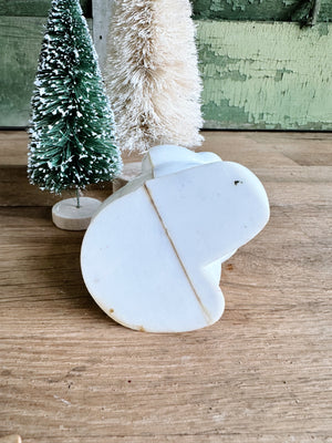 Vintage Plastic Snowman Candy Holder