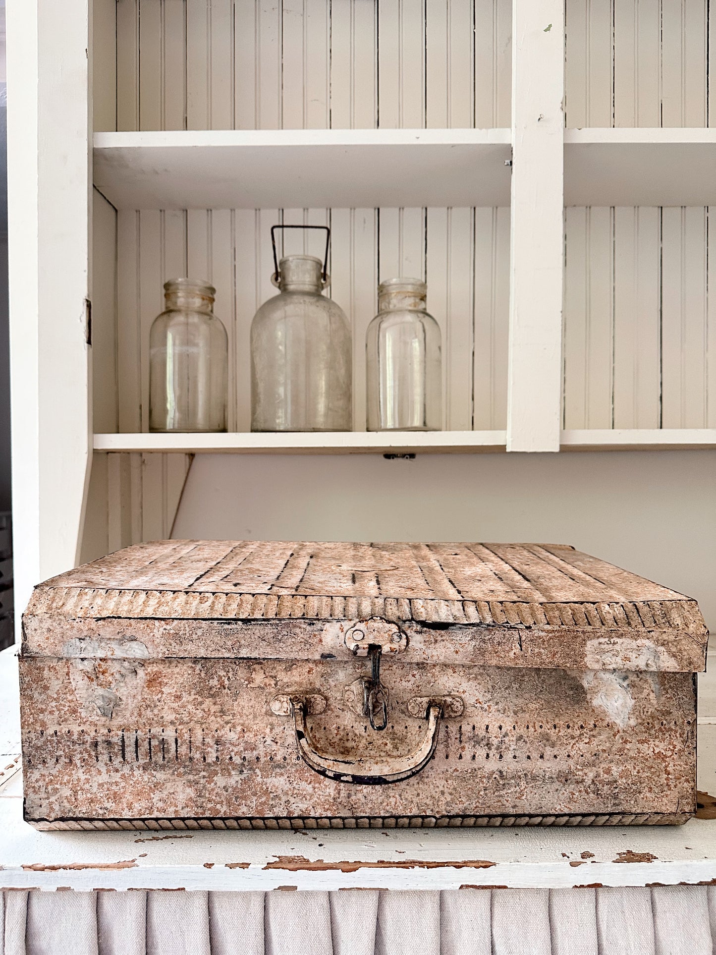 Beautiful Old Metal Trunk